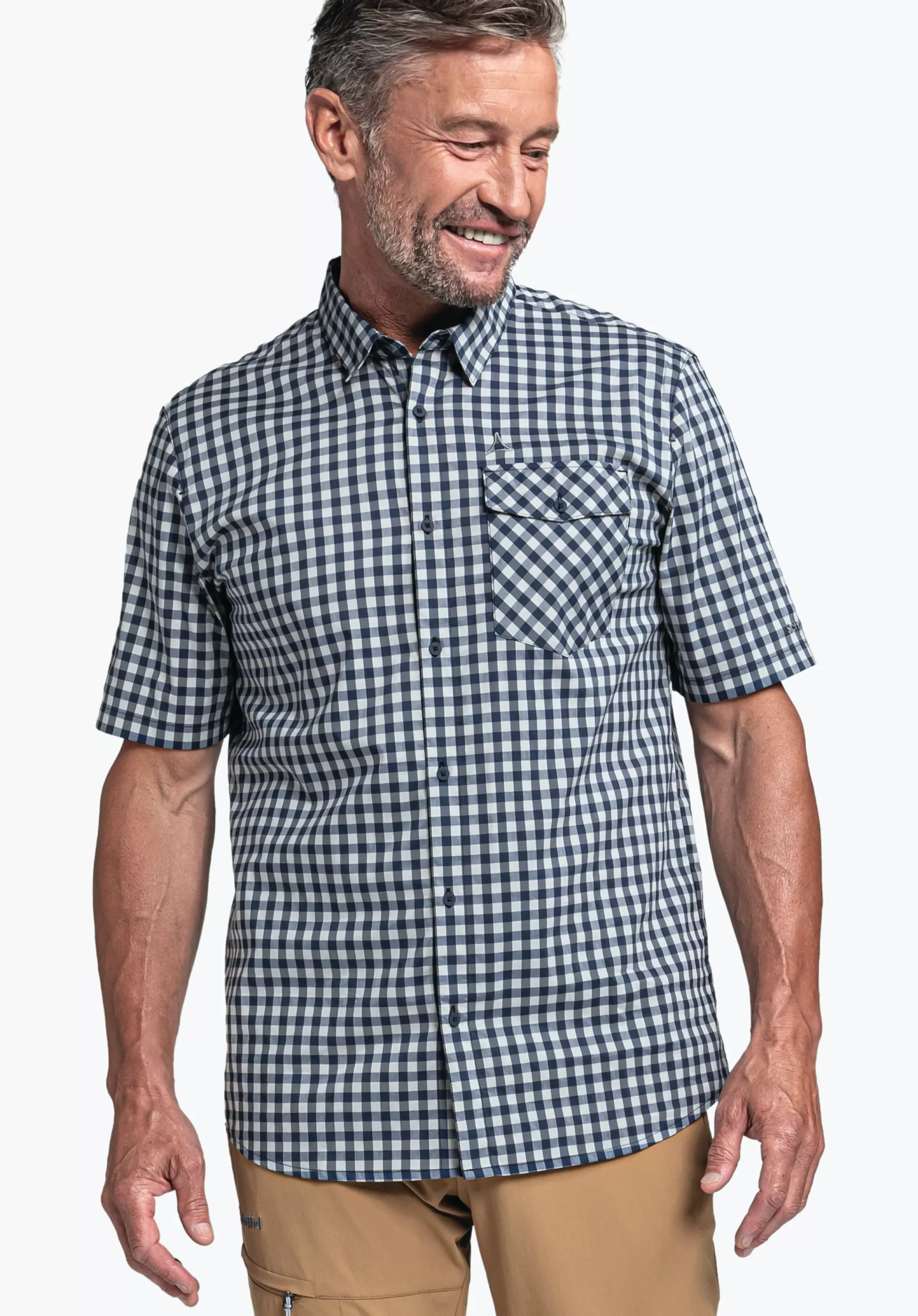MEN SCHÖFFEL <Functional shirt with freedom of movement grey