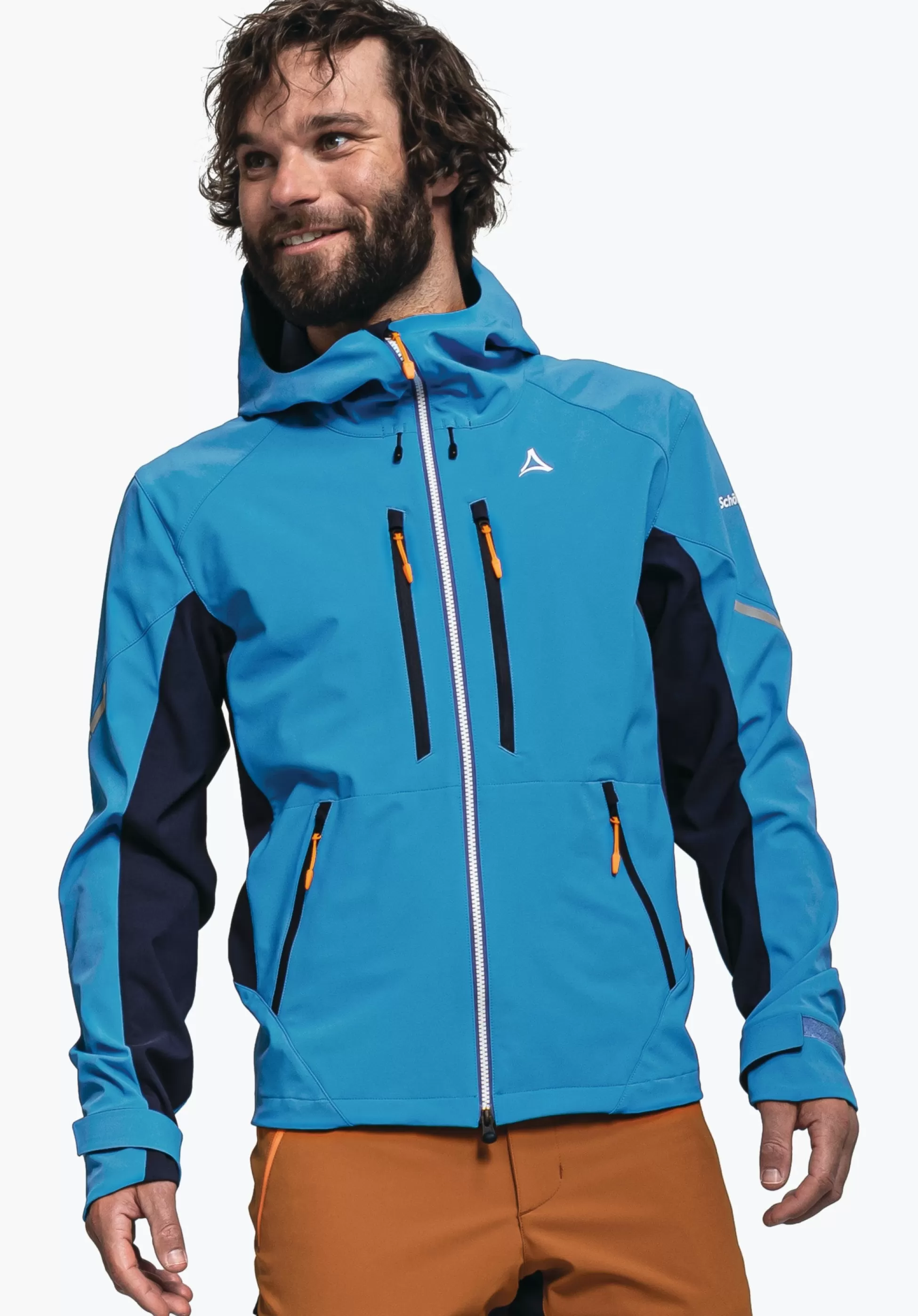 MEN SCHÖFFEL Ski Tour | Mountaineering | Outdoor Jackets<Functional softshell ski touring jacket orange