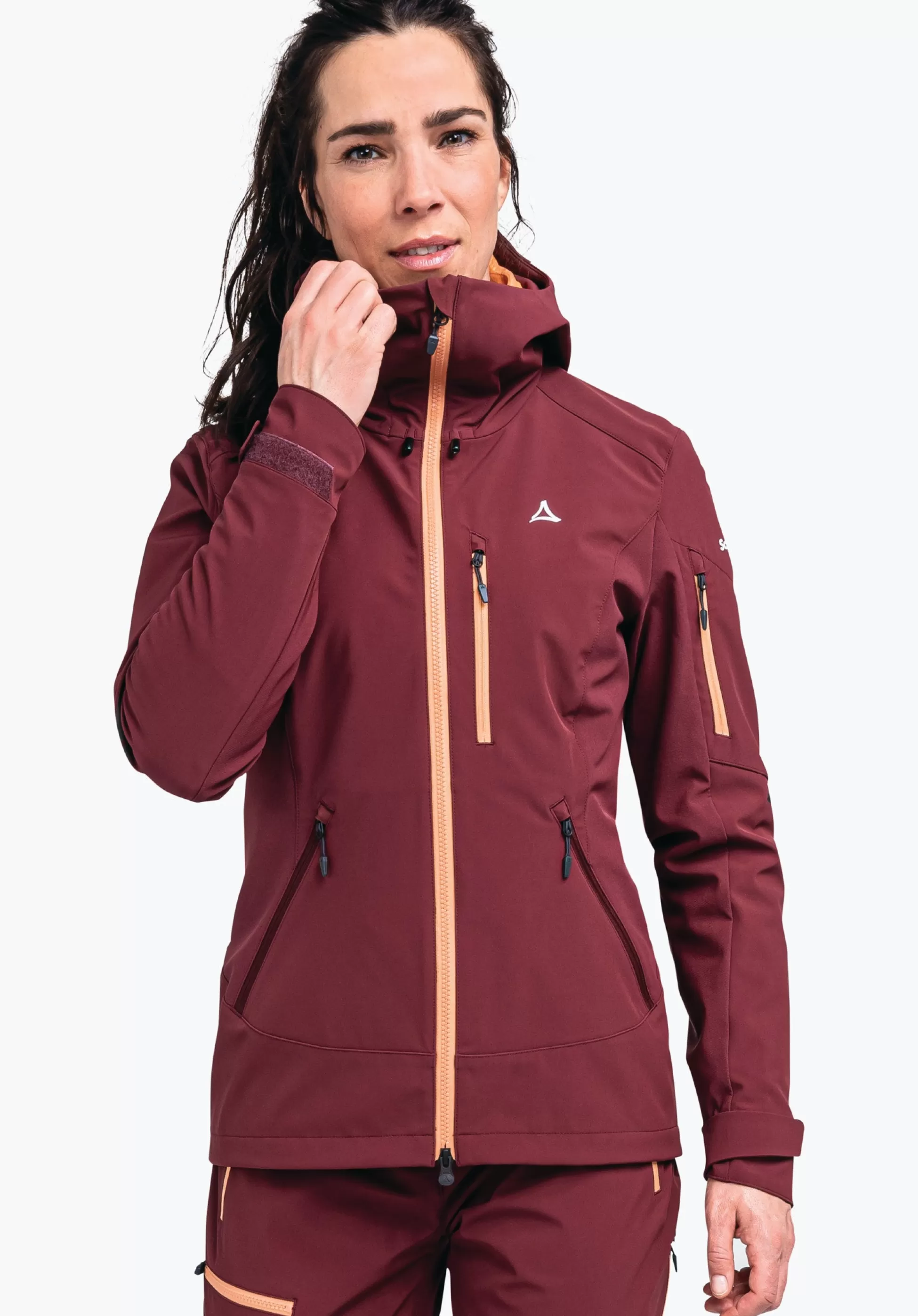 WOMEN SCHÖFFEL Ski Tour | Mountaineering | Outdoor Jackets<Functional softshell ski touring jacket red