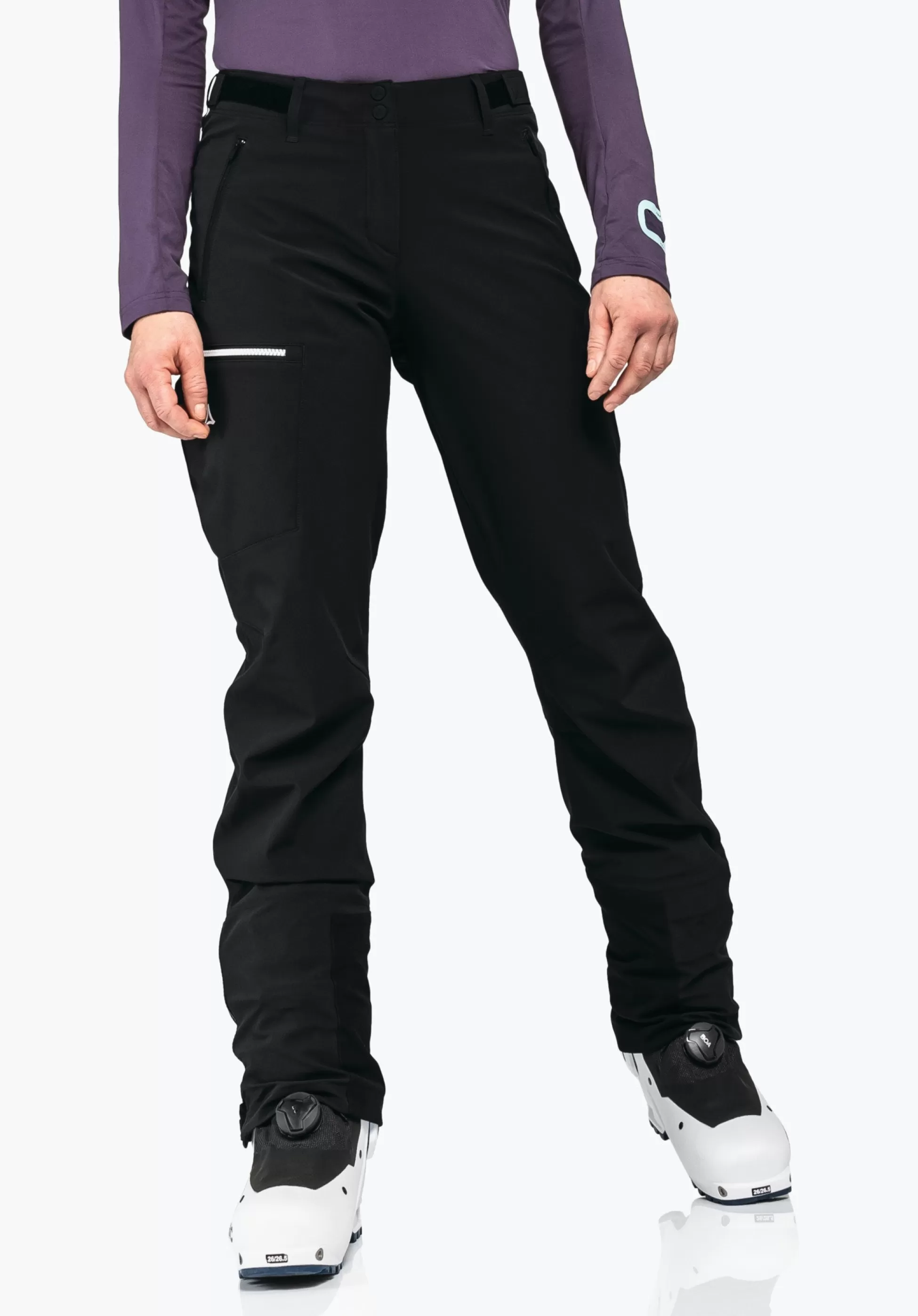 WOMEN SCHÖFFEL Ski Tour | Mountaineering | Pants Long<Functional softshell ski touring pants red