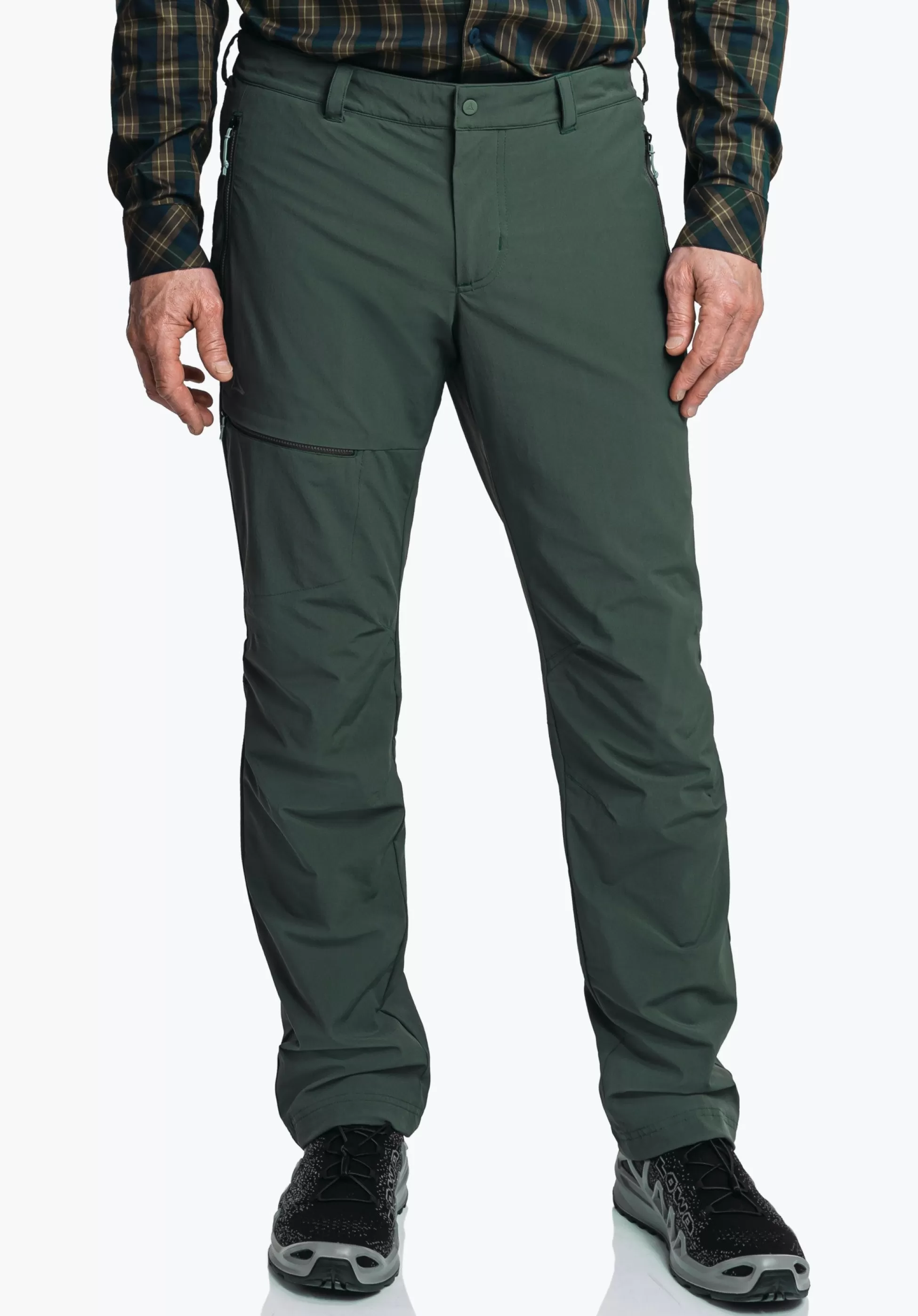MEN SCHÖFFEL Trek & Hike | Pants Long<Functional, warming hiking pants green