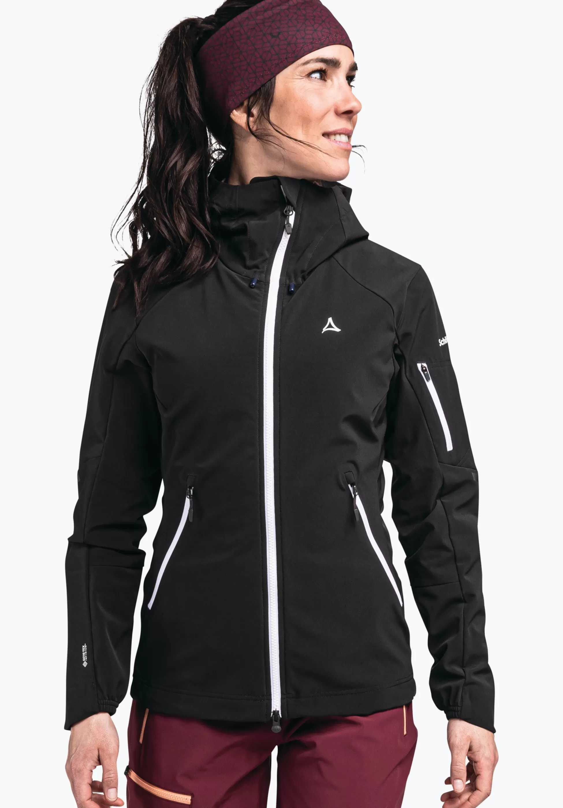 WOMEN SCHÖFFEL Ski Tour | Mountaineering | Outdoor Jackets<GORE-TEX® softshell ski touring jacket red