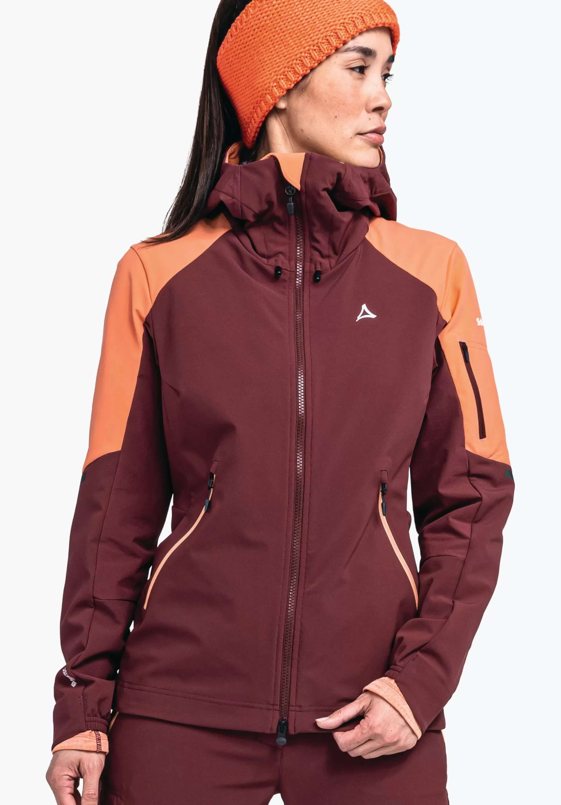 WOMEN SCHÖFFEL Ski Tour | Mountaineering | Outdoor Jackets<GORE-TEX® softshell ski touring jacket red