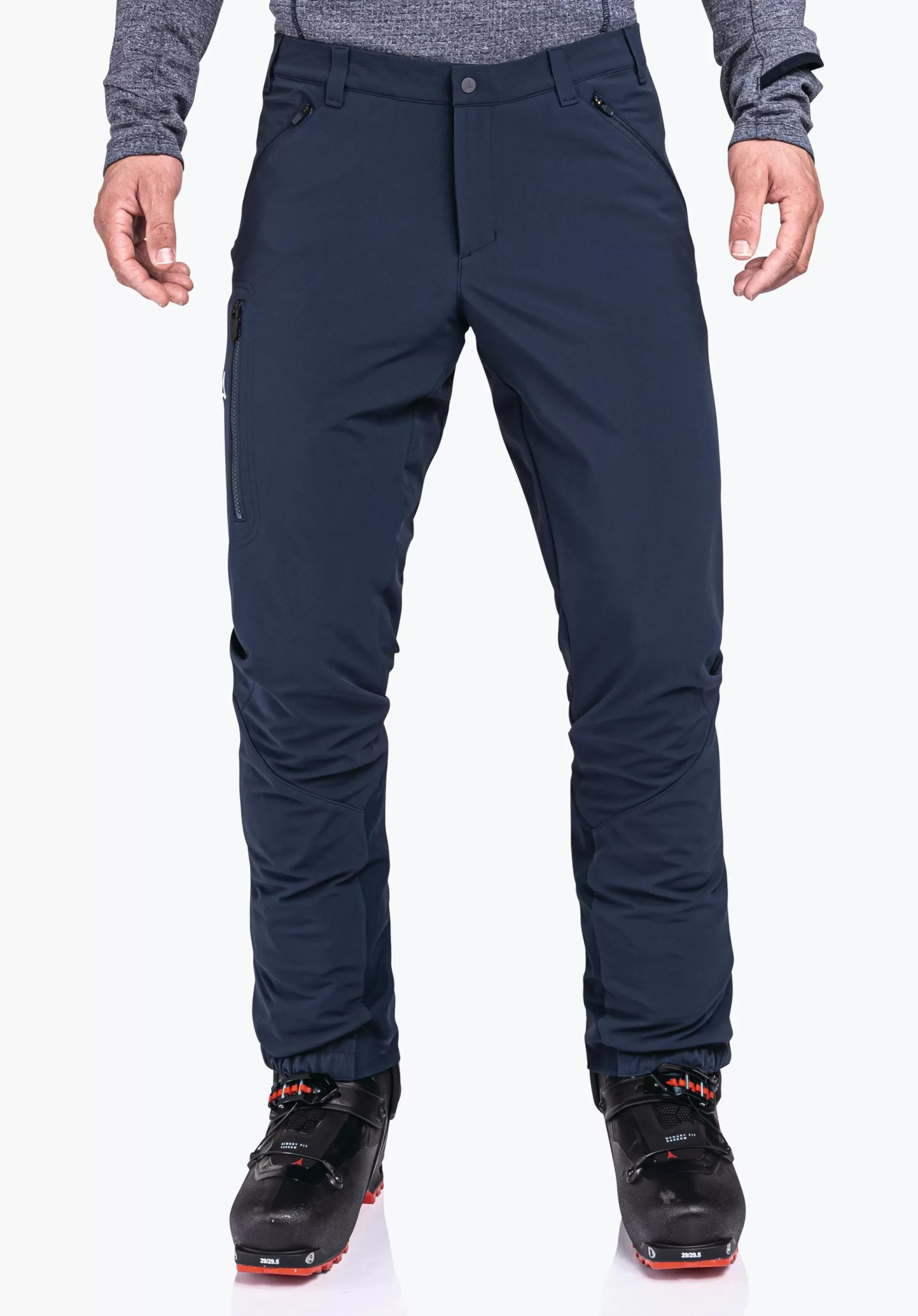 MEN SCHÖFFEL Ski Tour | Mountaineering | Pants Long<GORE-TEX® softshell ski touring pants blue