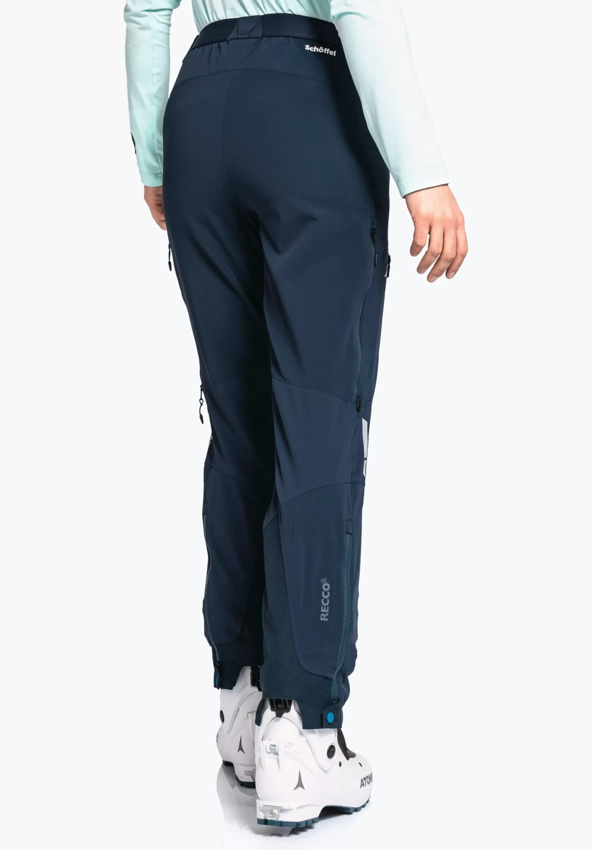 WOMEN SCHÖFFEL Ski Tour | Mountaineering | Pants Long<GORE-TEX® softshell ski touring pants red