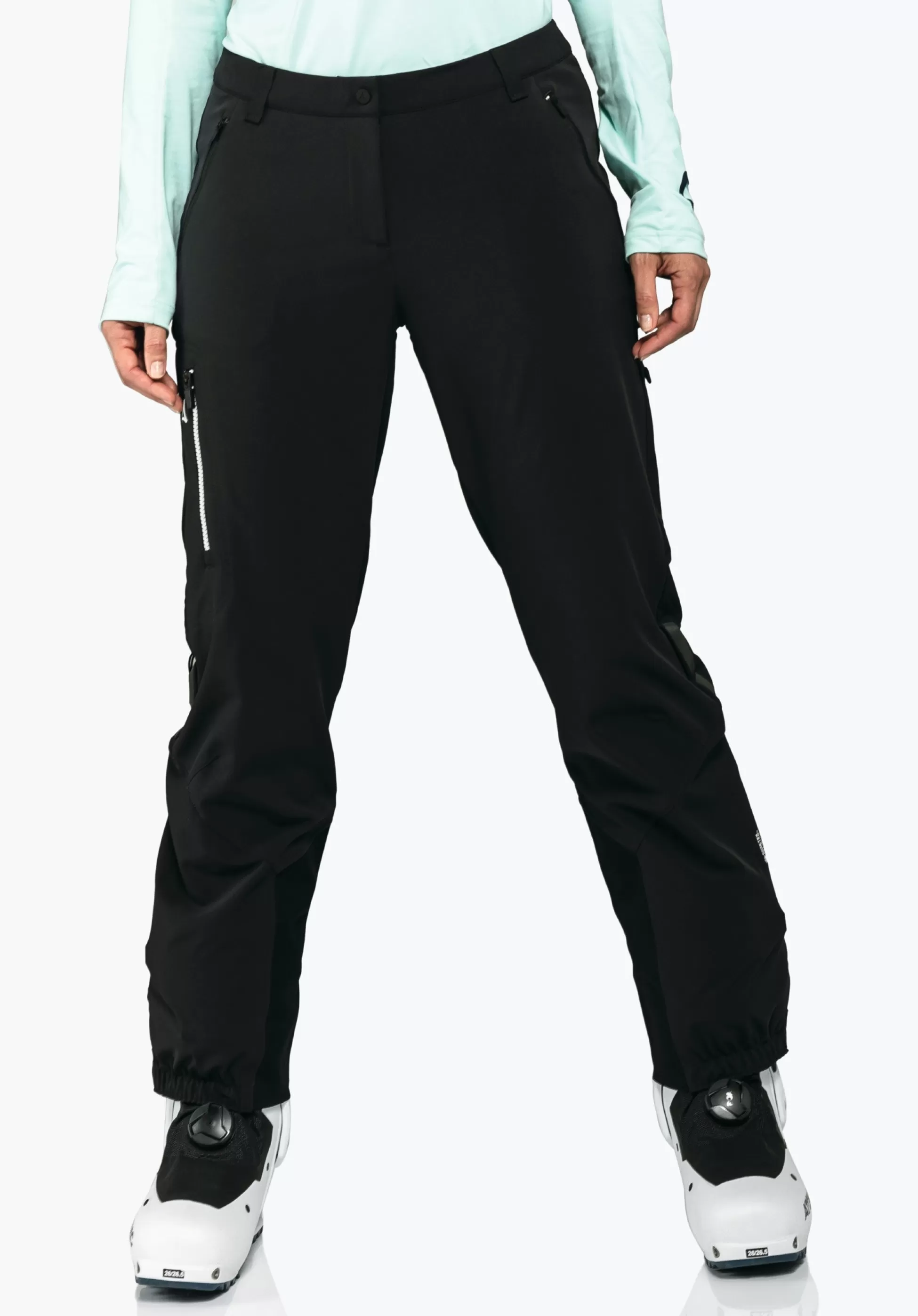 WOMEN SCHÖFFEL Mountaineering | Pants Long | Ski Tour<GORE-TEX® softshell ski touring pants red