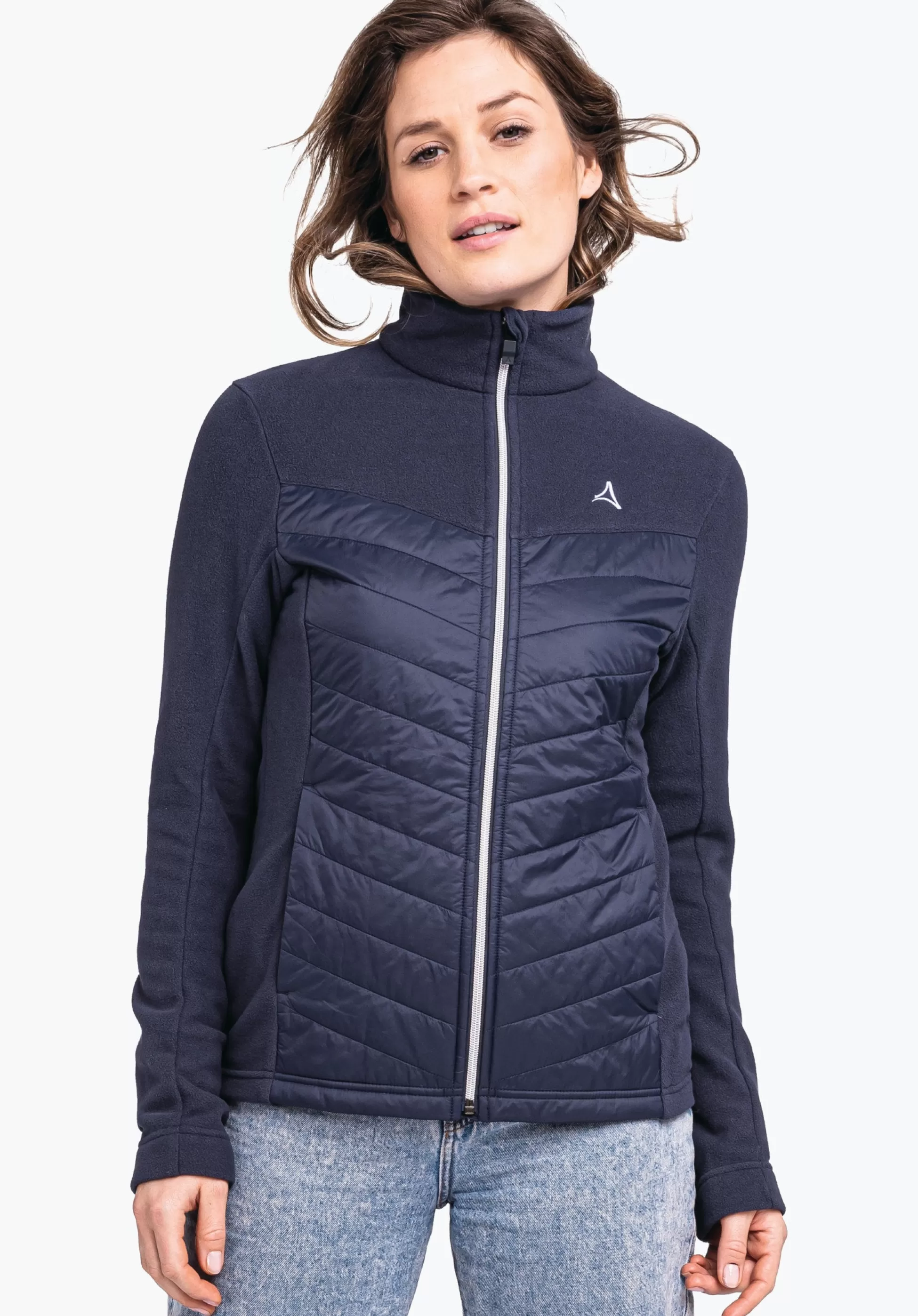 WOMEN SCHÖFFEL Skiing<High quality and warm fleece jacket beige