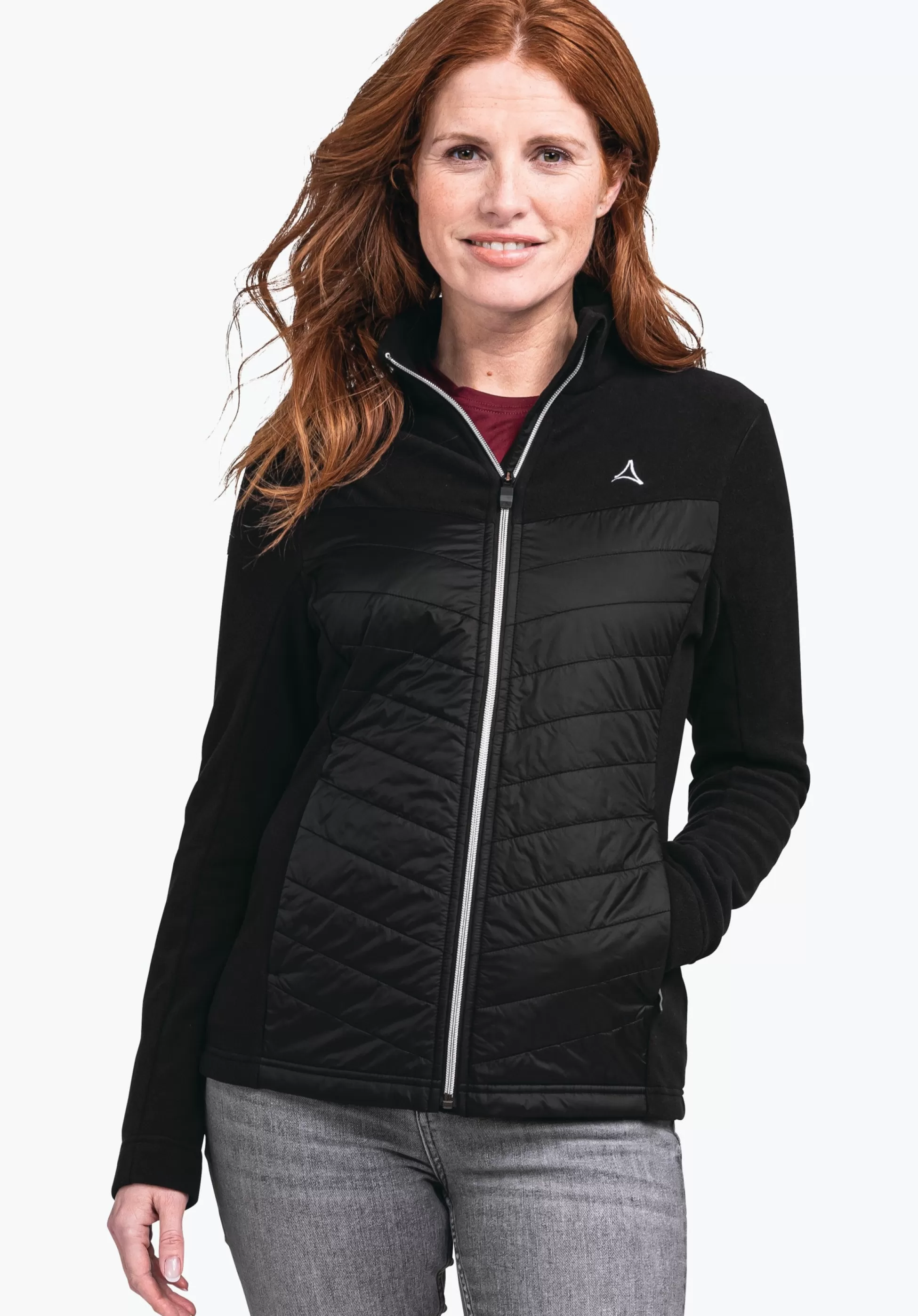 WOMEN SCHÖFFEL Skiing<High quality and warm fleece jacket beige