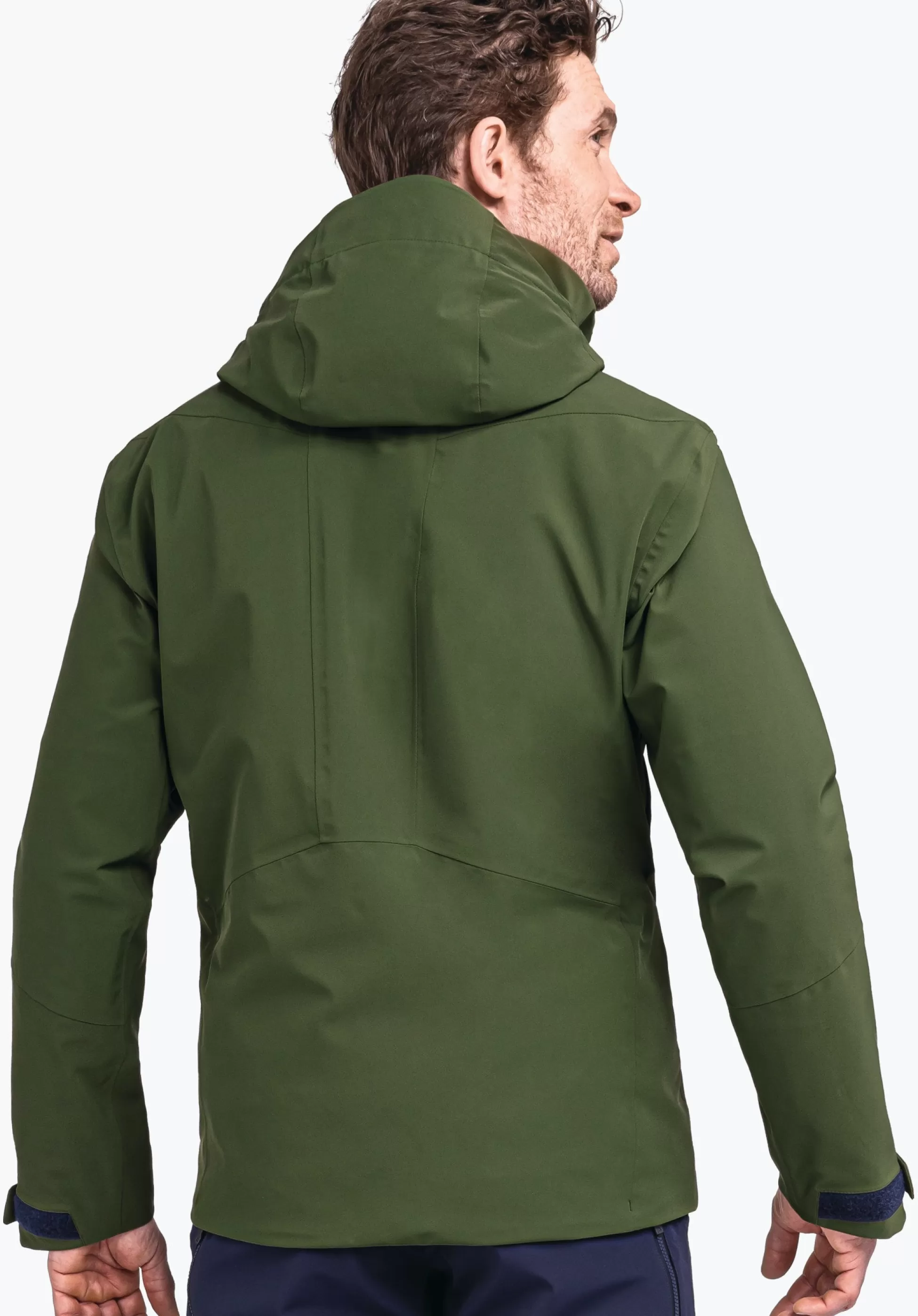MEN SCHÖFFEL Skiing<High technical hardshell ski jacket green