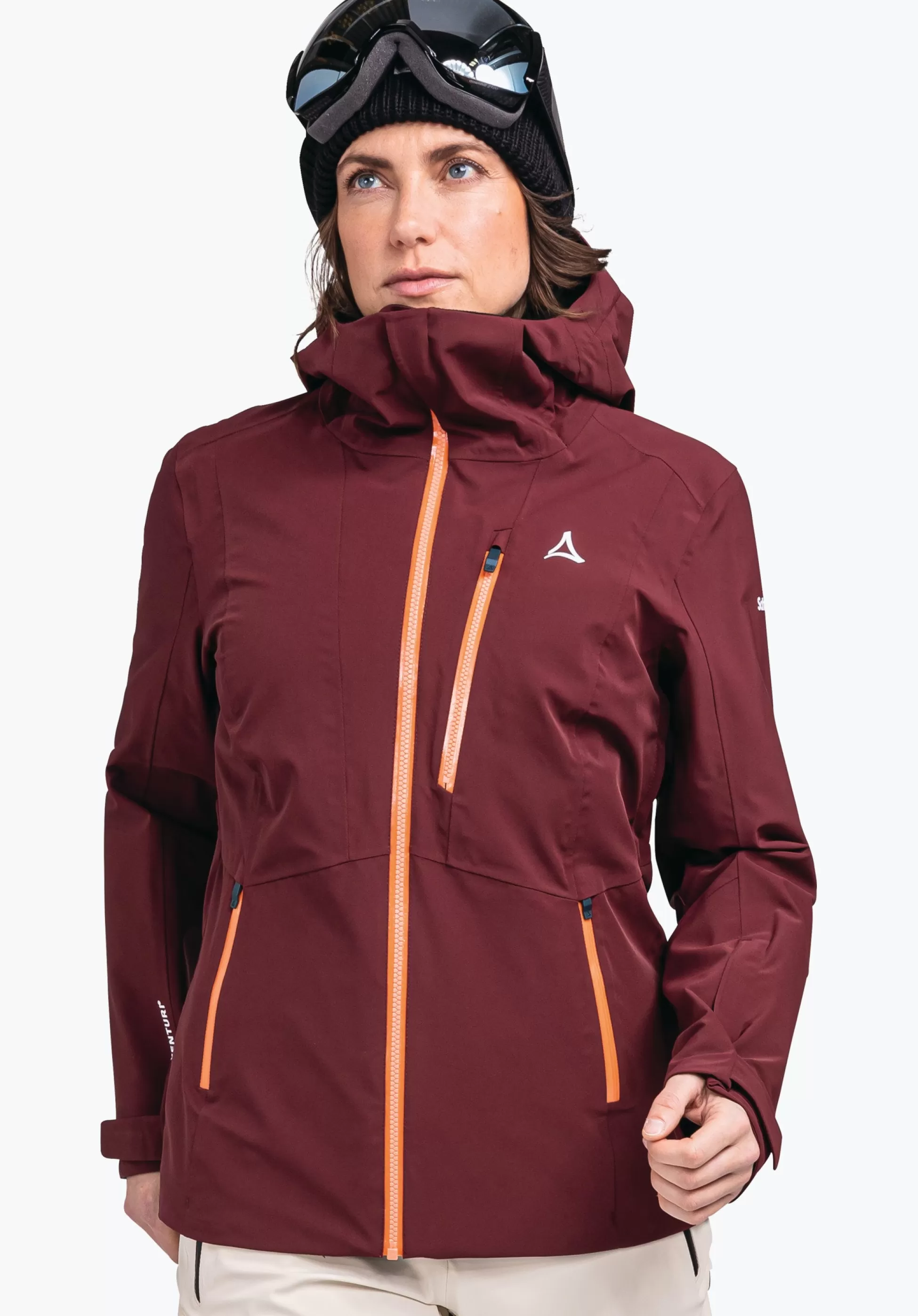 WOMEN SCHÖFFEL Skiing<High technical hardshell ski jacket red