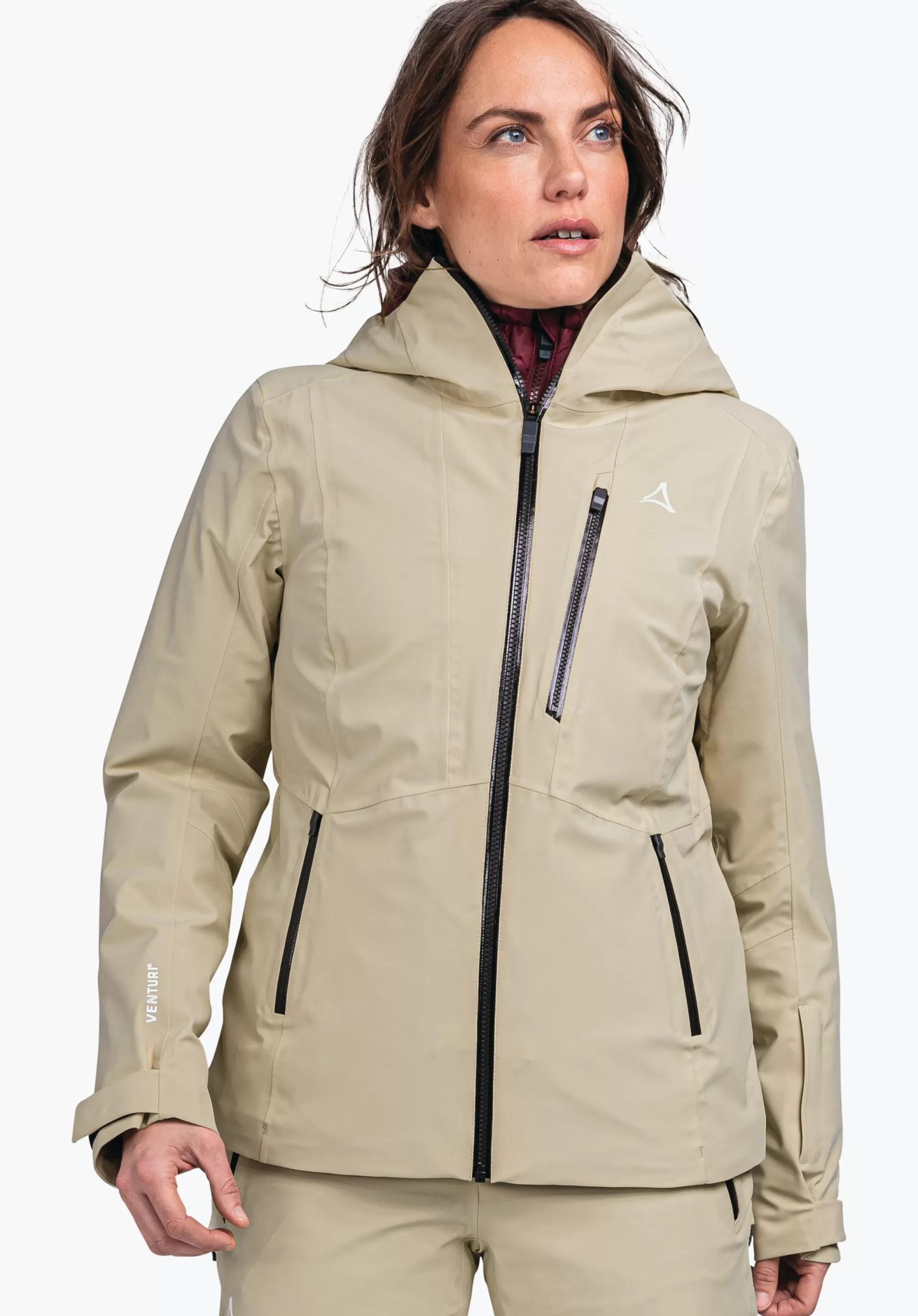 WOMEN SCHÖFFEL Skiing<High technical hardshell ski jacket red