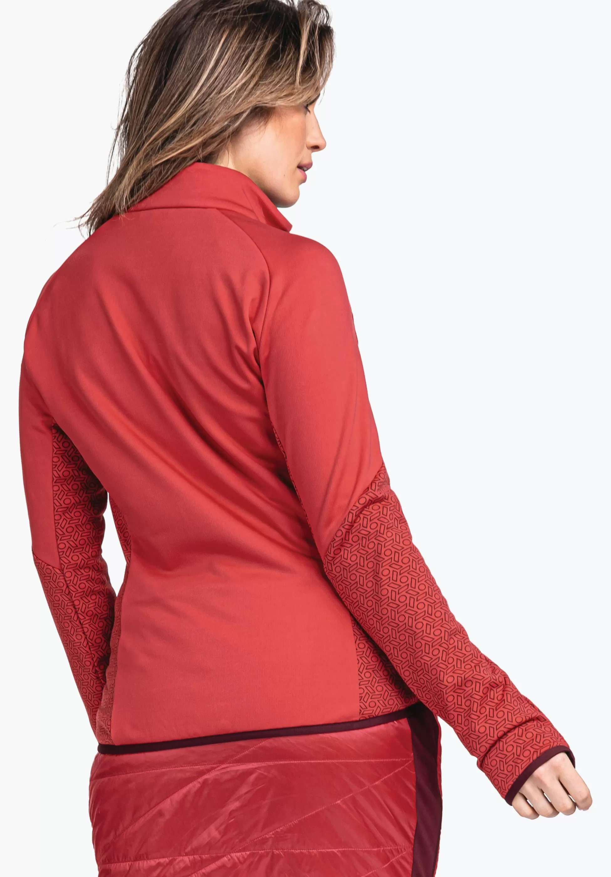 WOMEN SCHÖFFEL Trek & Hike<Hiking fleece with practical details red