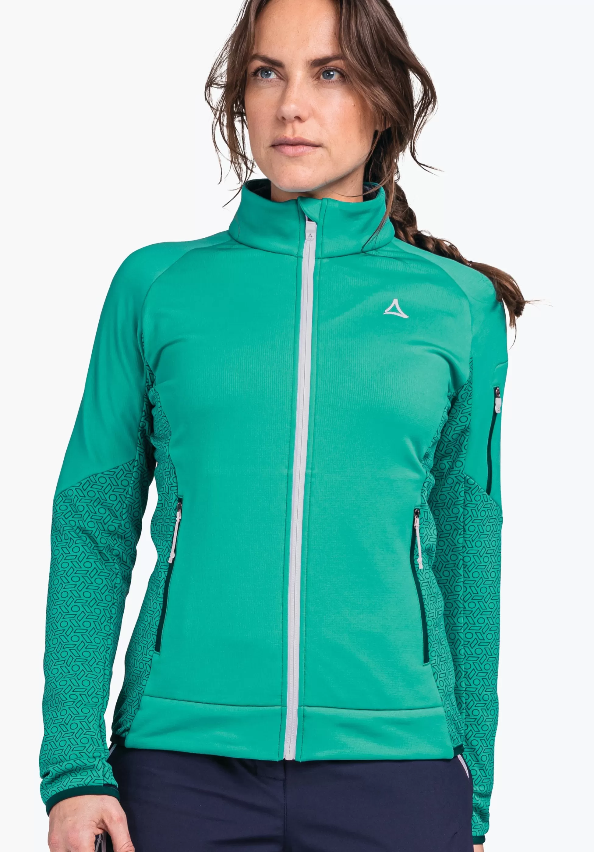 WOMEN SCHÖFFEL <Hiking fleece with practical details red