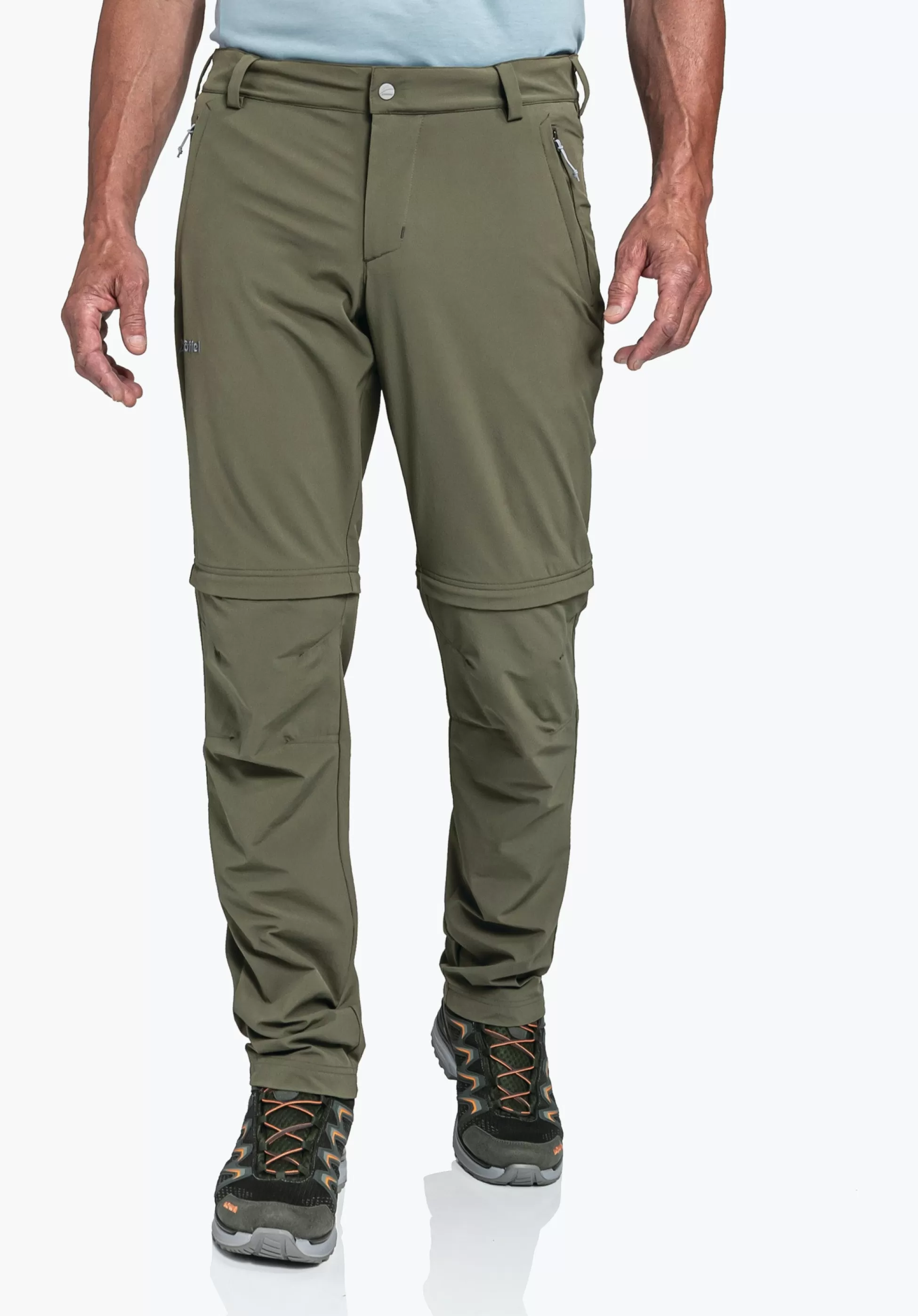 MEN SCHÖFFEL Trek & Hike | Pants Zip Off<Hiking pants zip-off to Bermudas beige