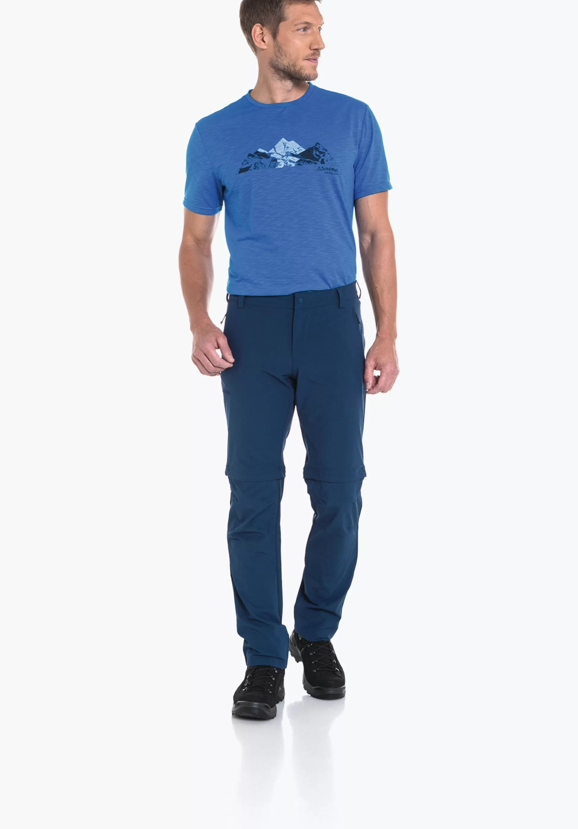 MEN SCHÖFFEL Trek & Hike | Pants Zip Off<Hiking pants zip-off to Bermudas beige