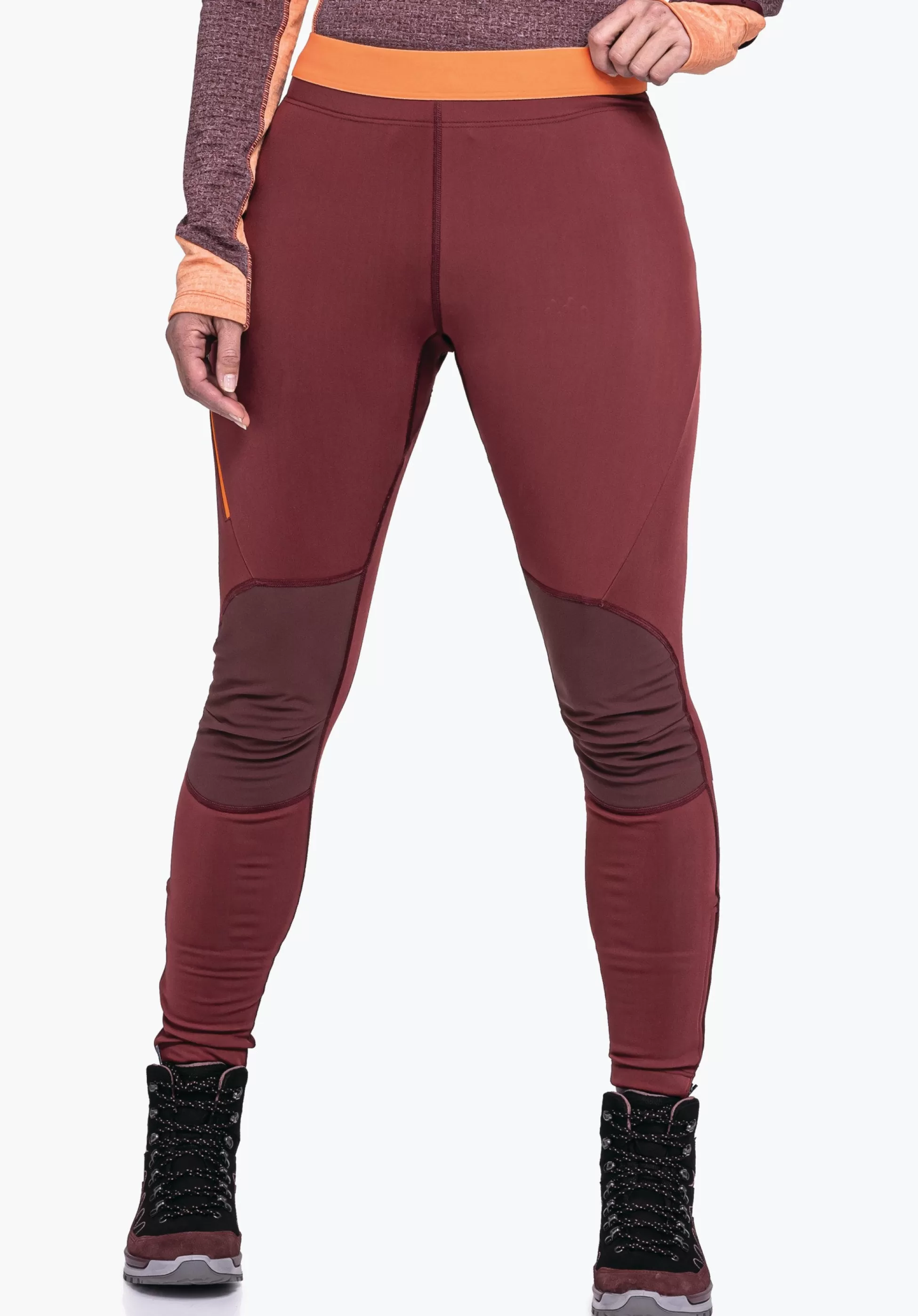 WOMEN SCHÖFFEL Trek & Hike | Pants Long<Hiking tight for optimal body climate red