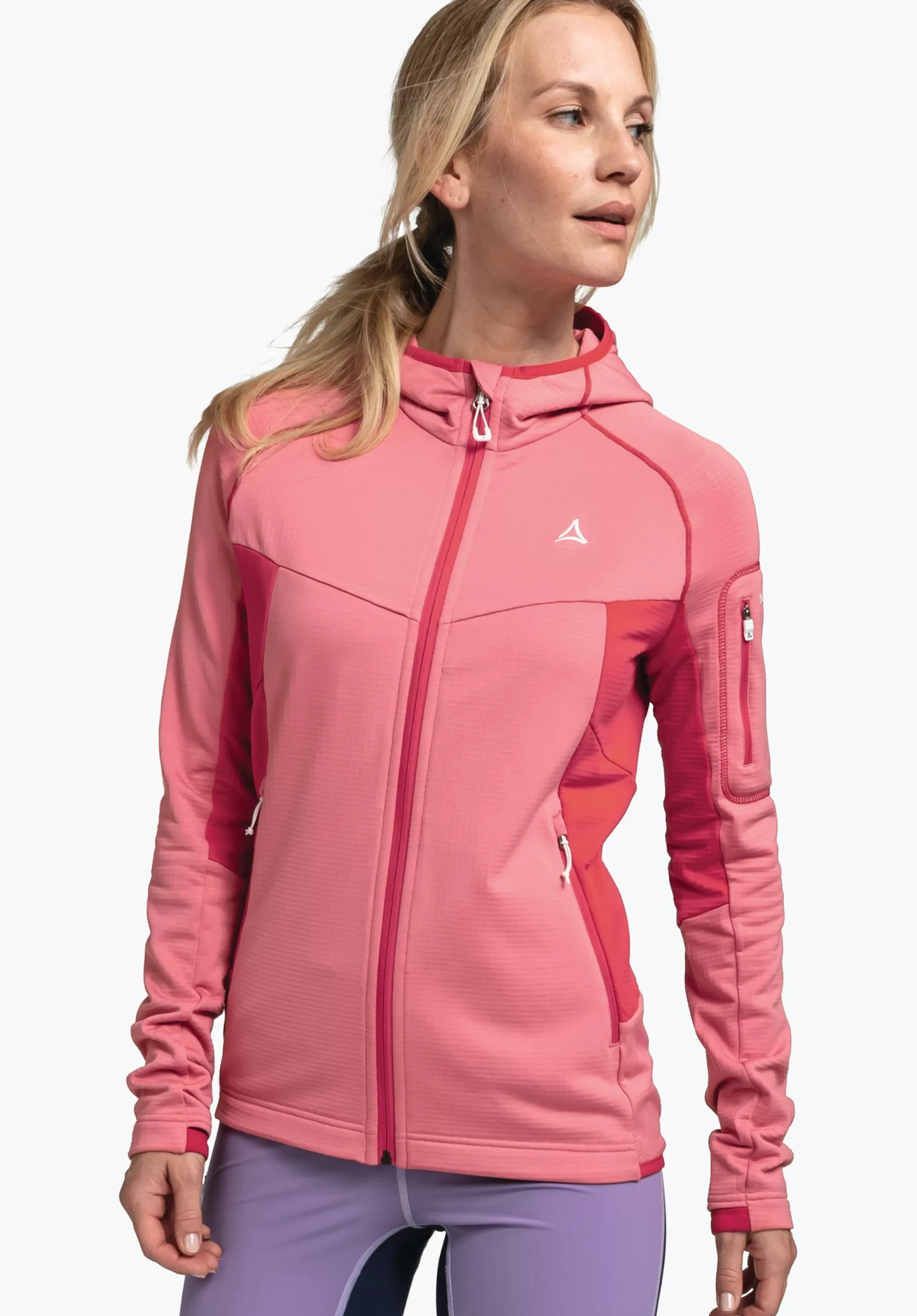 WOMEN SCHÖFFEL <Hoody with heat regulating technology pink