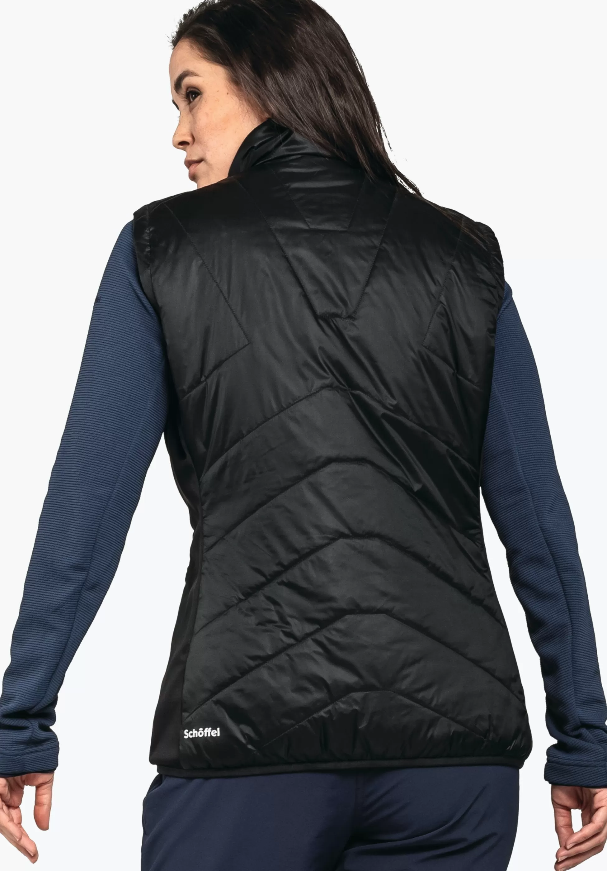 WOMEN SCHÖFFEL Trek & Hike<Hybrid gilet with sustainable padding green