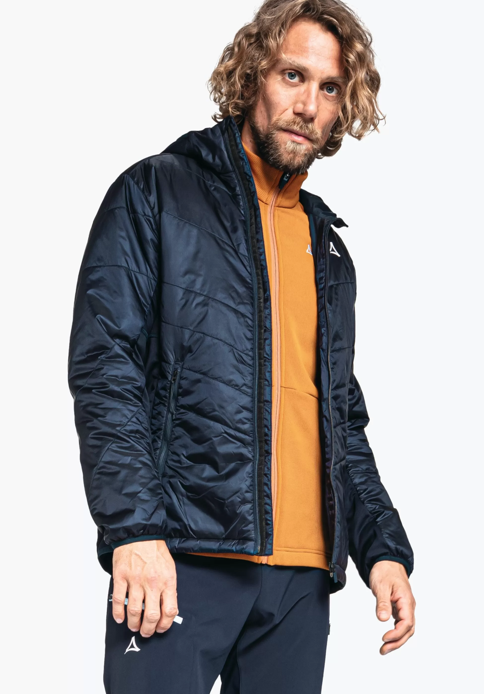 MEN SCHÖFFEL Trek & Hike | Outdoor Jackets<Hybrid jacket with sustainable padding orange
