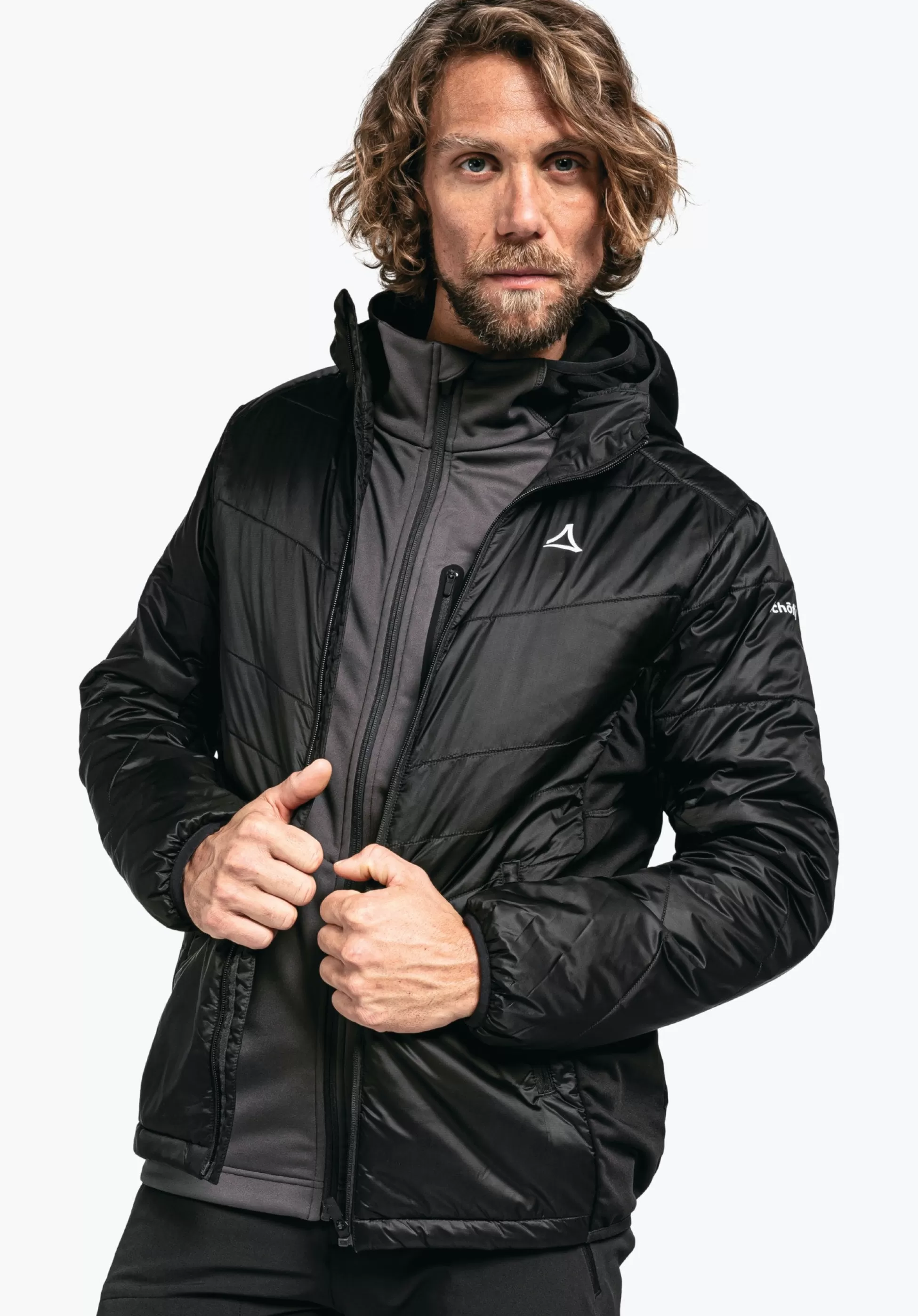 MEN SCHÖFFEL Trek & Hike | Outdoor Jackets<Hybrid jacket with sustainable padding orange