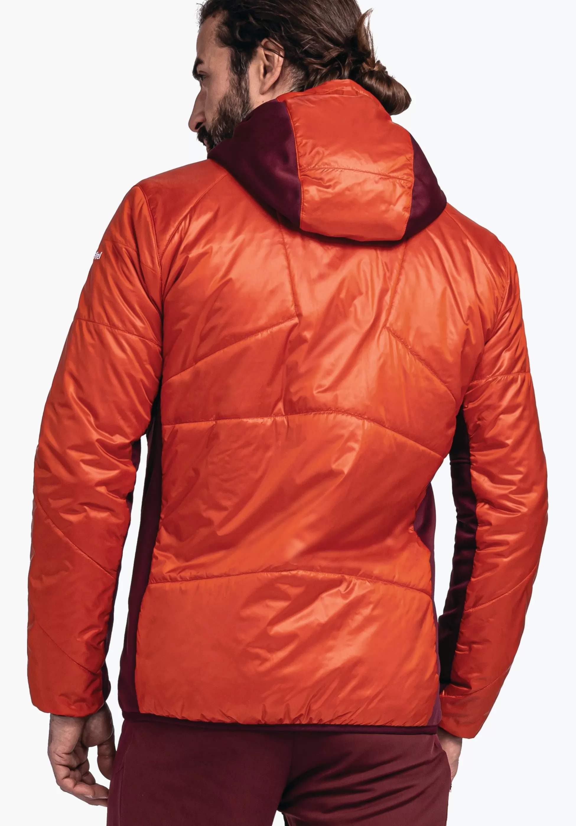 MEN SCHÖFFEL Trek & Hike | Outdoor Jackets<Hybrid jacket with sustainable padding orange