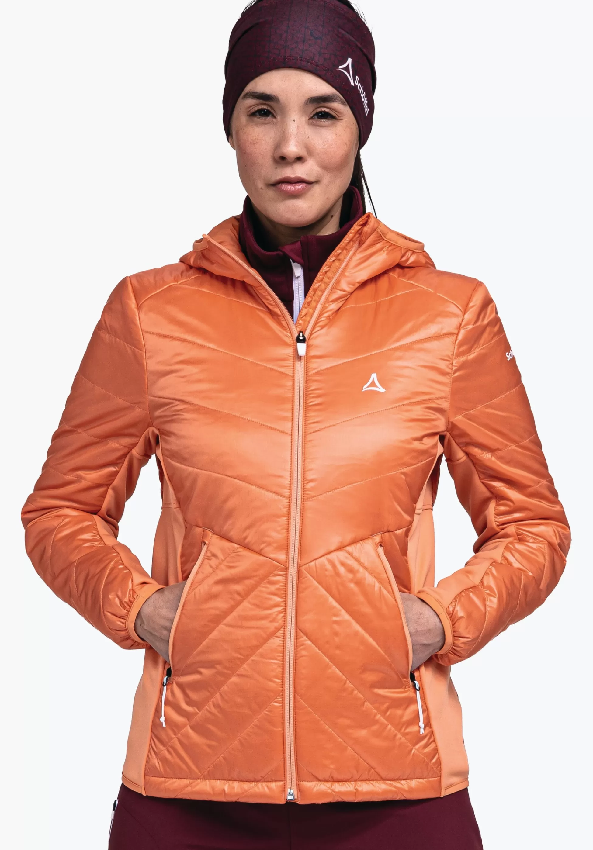 WOMEN SCHÖFFEL Trek & Hike | Outdoor Jackets<Hybrid jacket with sustainable padding red