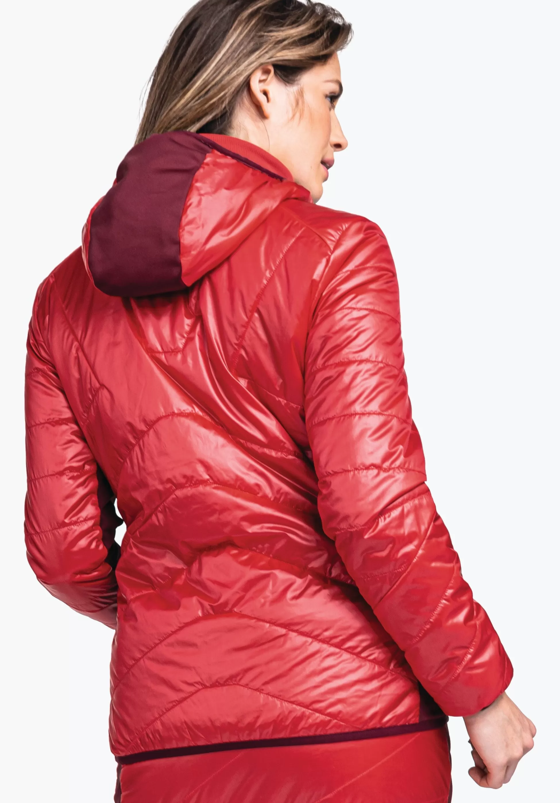 WOMEN SCHÖFFEL Trek & Hike | Outdoor Jackets<Hybrid jacket with sustainable padding red