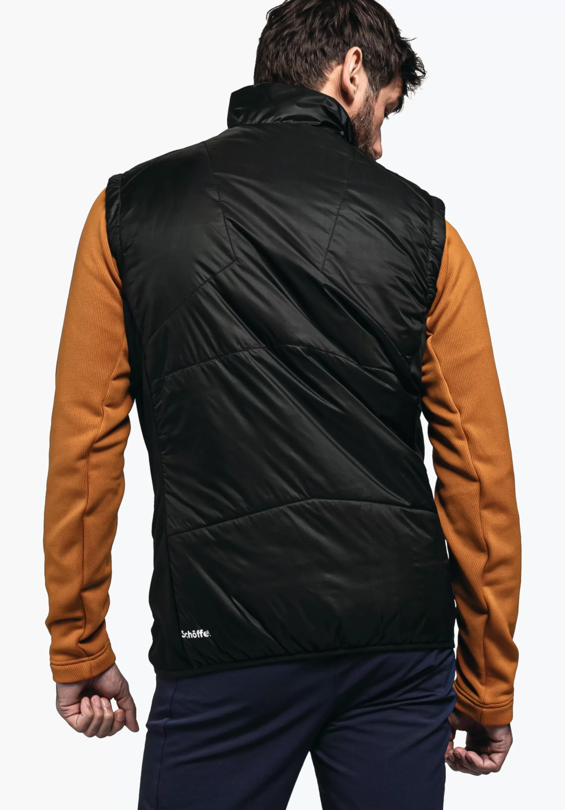 MEN SCHÖFFEL Trek & Hike<Hybrid vest with recycled padding blue