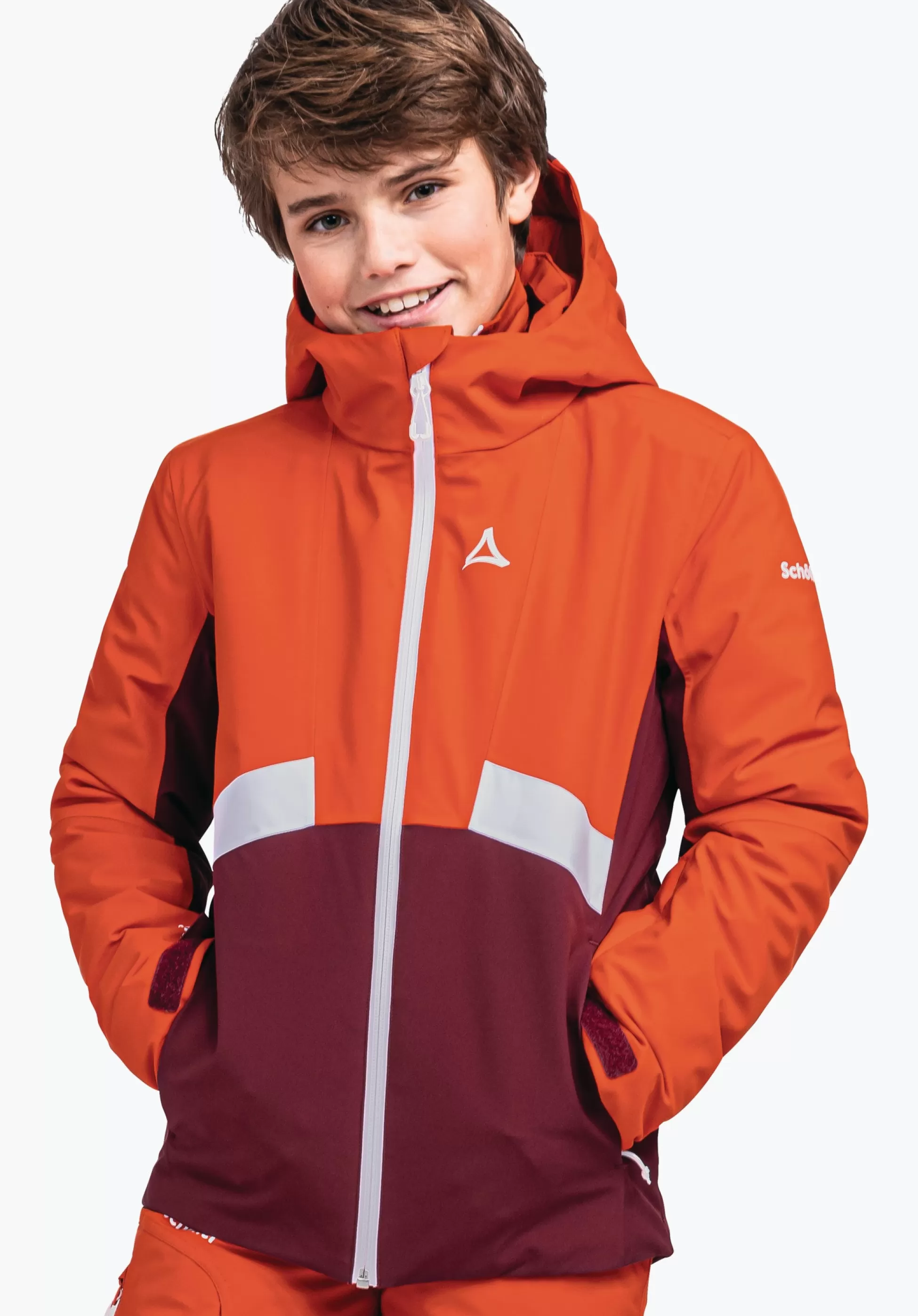 CHILDREN SCHÖFFEL Ski<Kids waterproof and warm ski jacket orange
