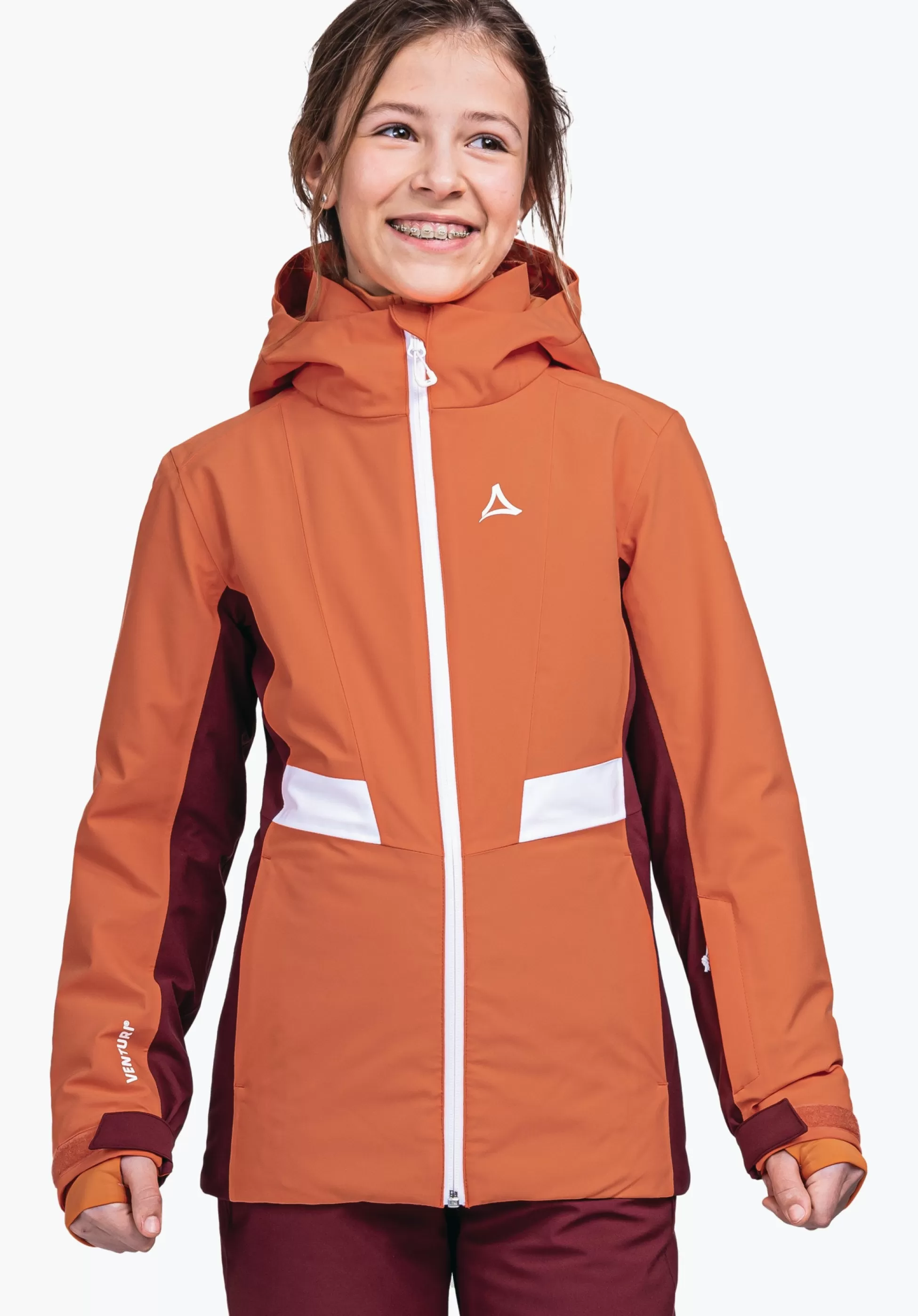 CHILDREN SCHÖFFEL Ski<Kids waterproof and warm ski jacket orange