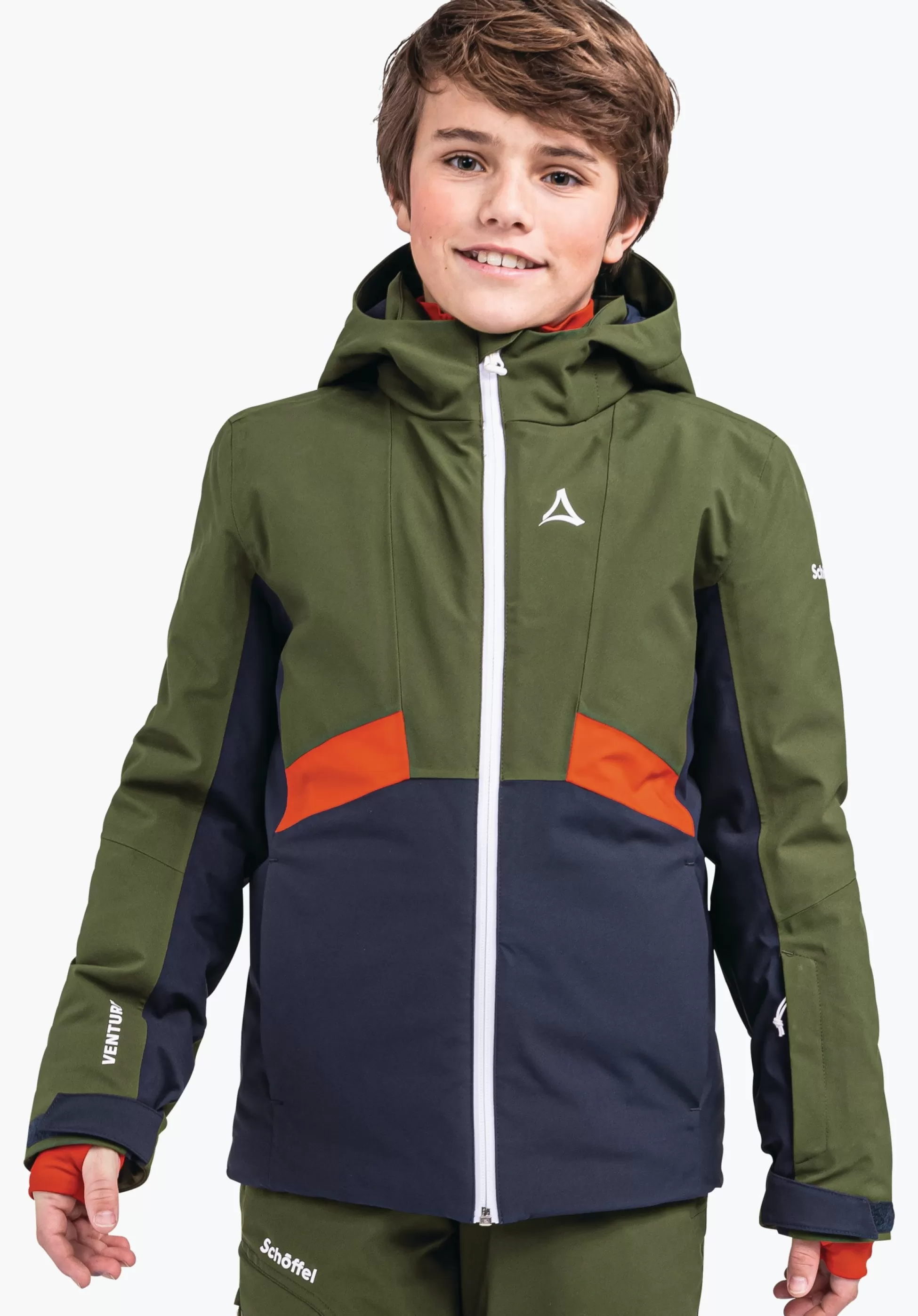 CHILDREN SCHÖFFEL Ski<Kids waterproof and warm ski jacket orange