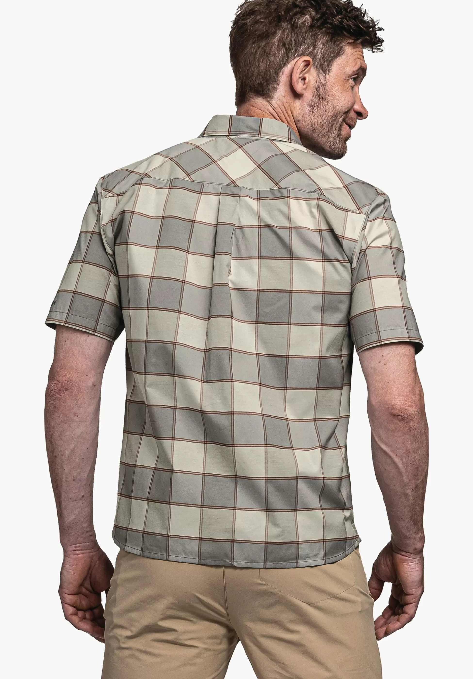 MEN SCHÖFFEL Trek & Hike<Light hiking shirt for summer orange