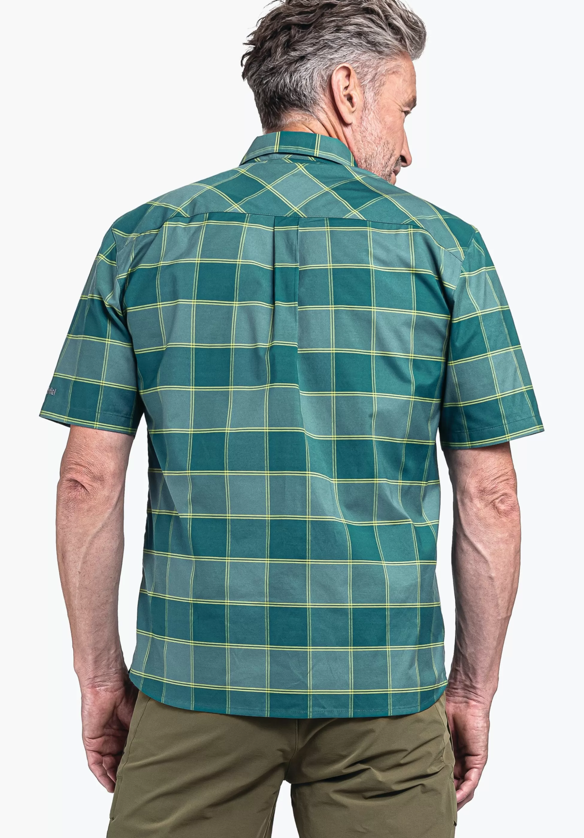MEN SCHÖFFEL <Light hiking shirt for summer orange