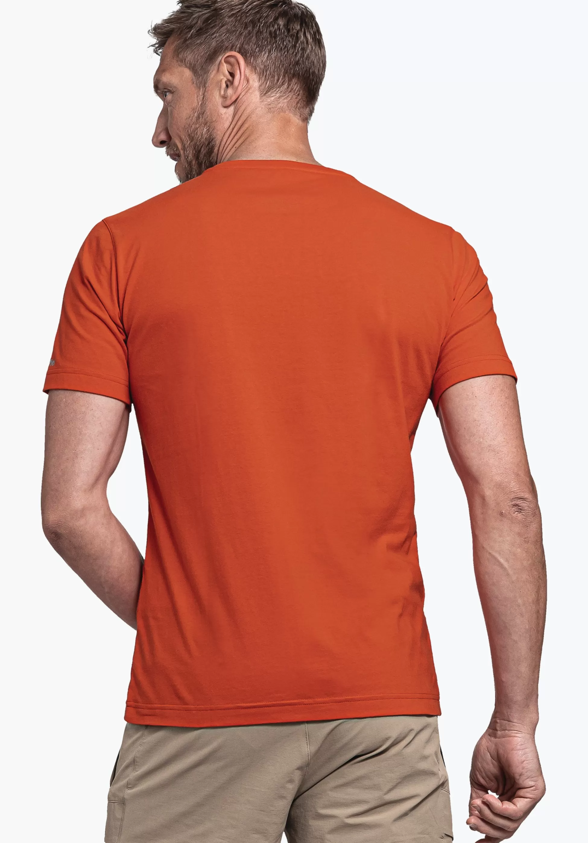 MEN SCHÖFFEL <Lightweight & quick drying t-shirt orange