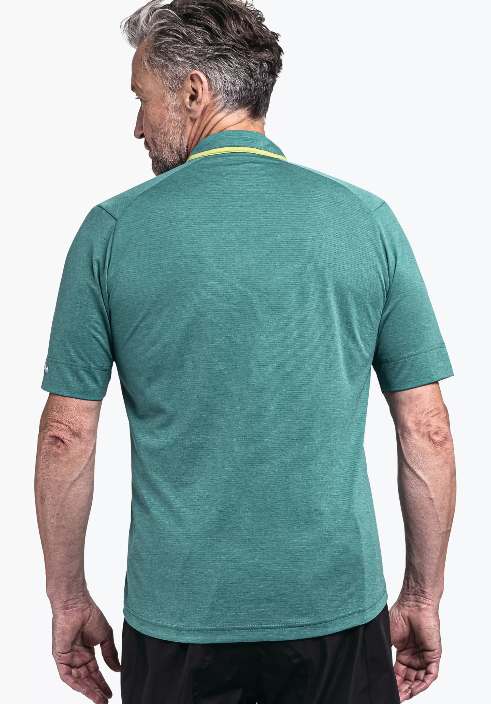 MEN SCHÖFFEL Bike<Lightweight bike shirt with half zip orange