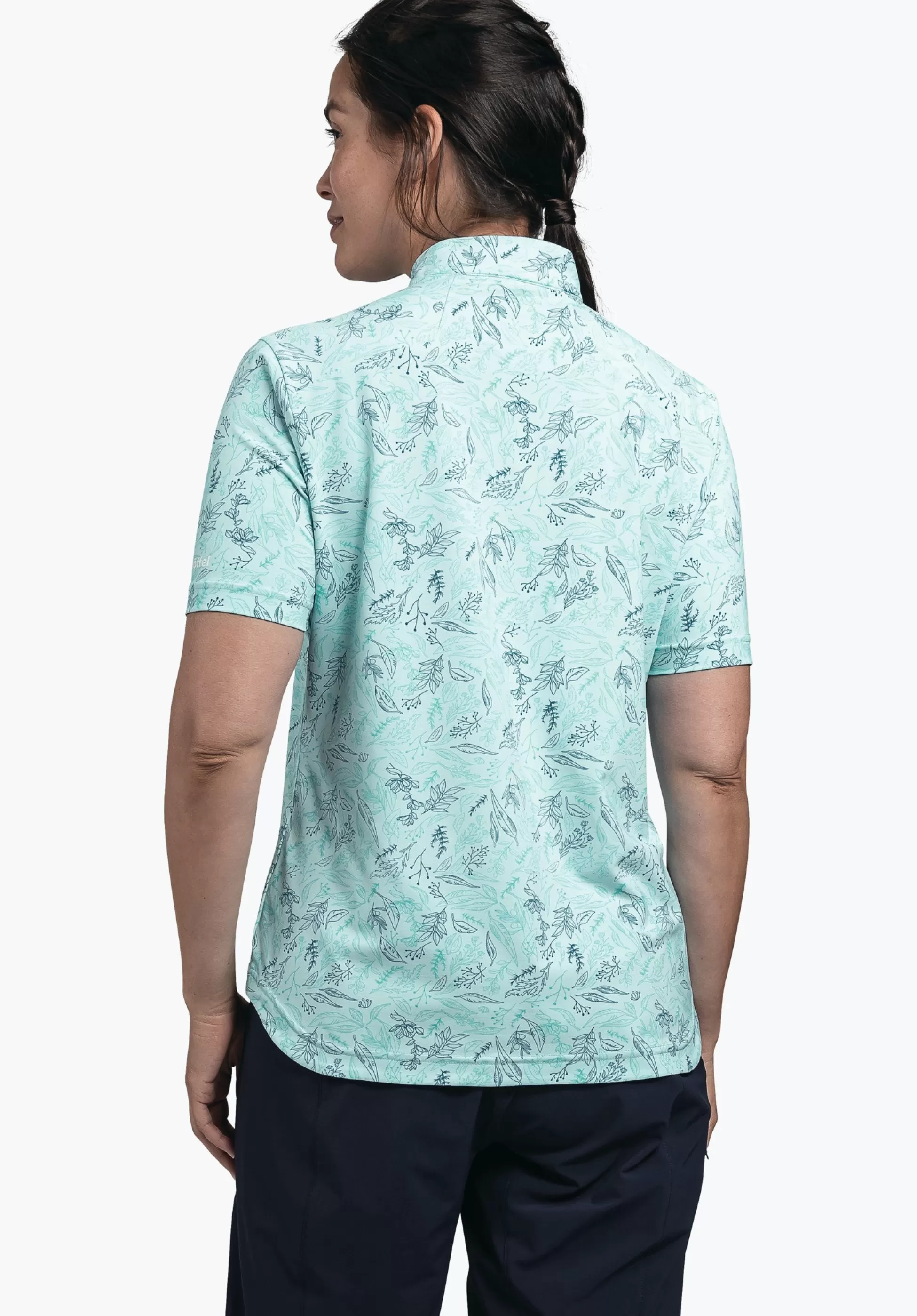 WOMEN SCHÖFFEL Bike<Lightweight bike shirt with half zip rosa