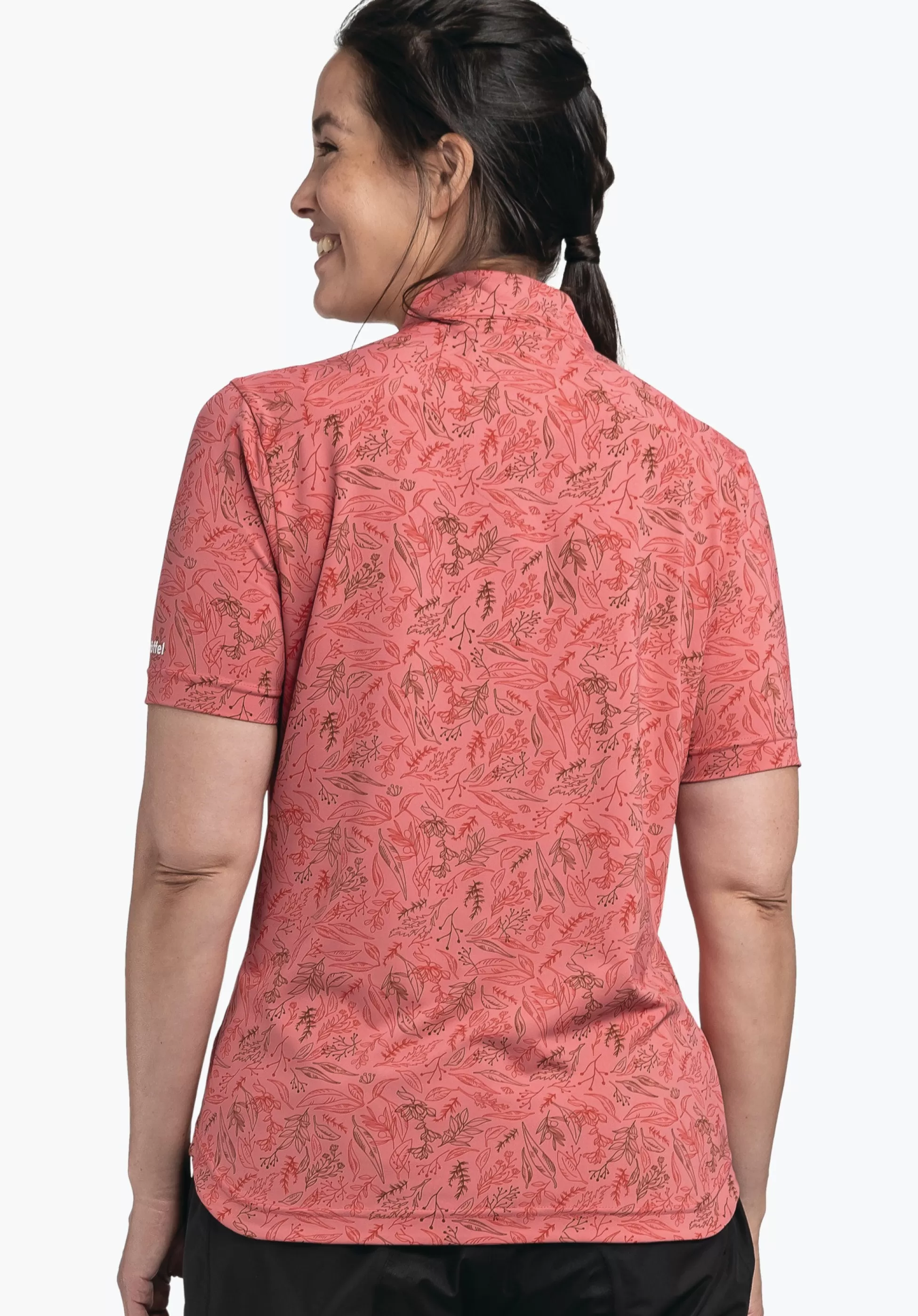 WOMEN SCHÖFFEL Bike<Lightweight bike shirt with half zip rosa
