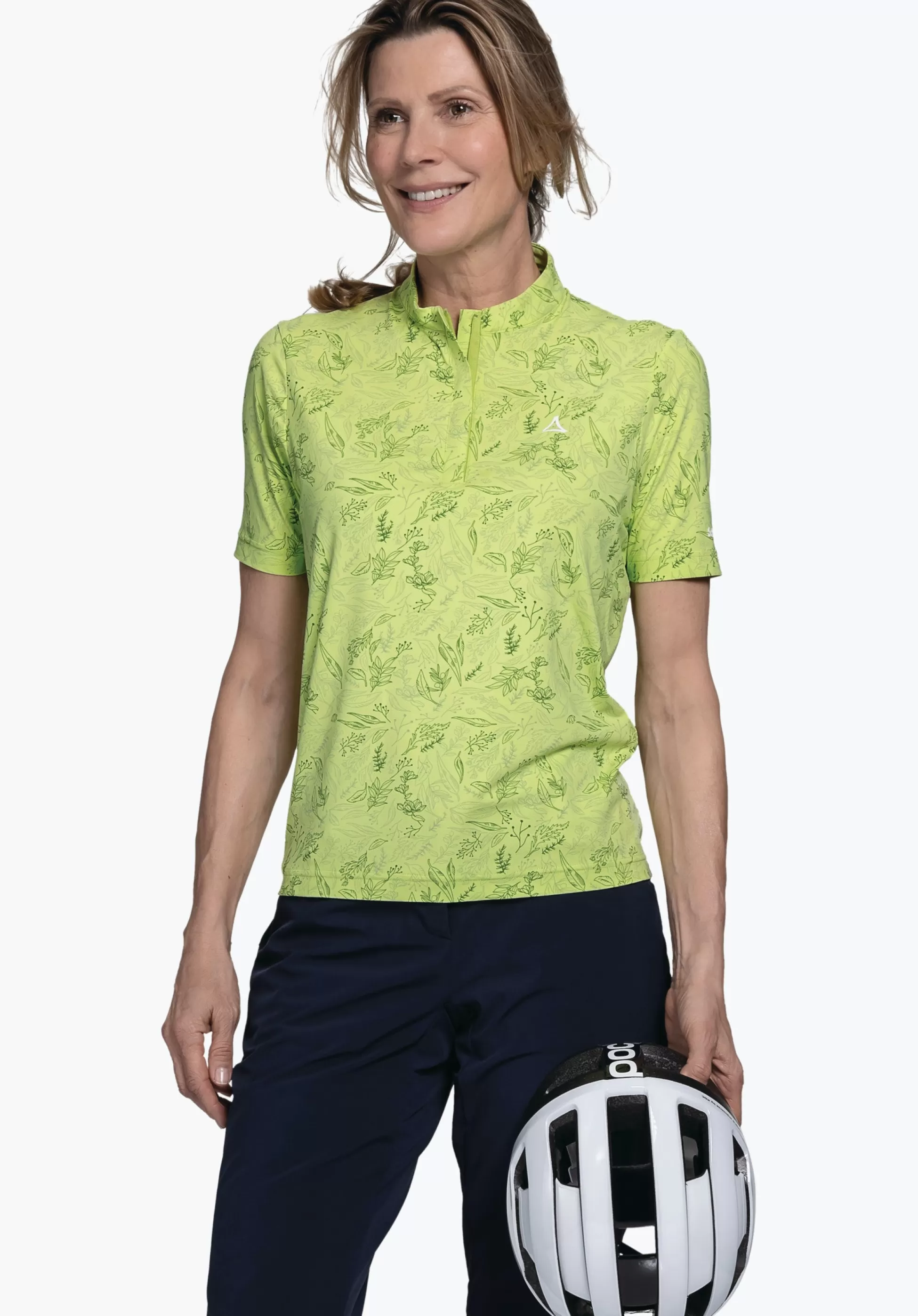 WOMEN SCHÖFFEL Bike<Lightweight bike shirt with half zip rosa