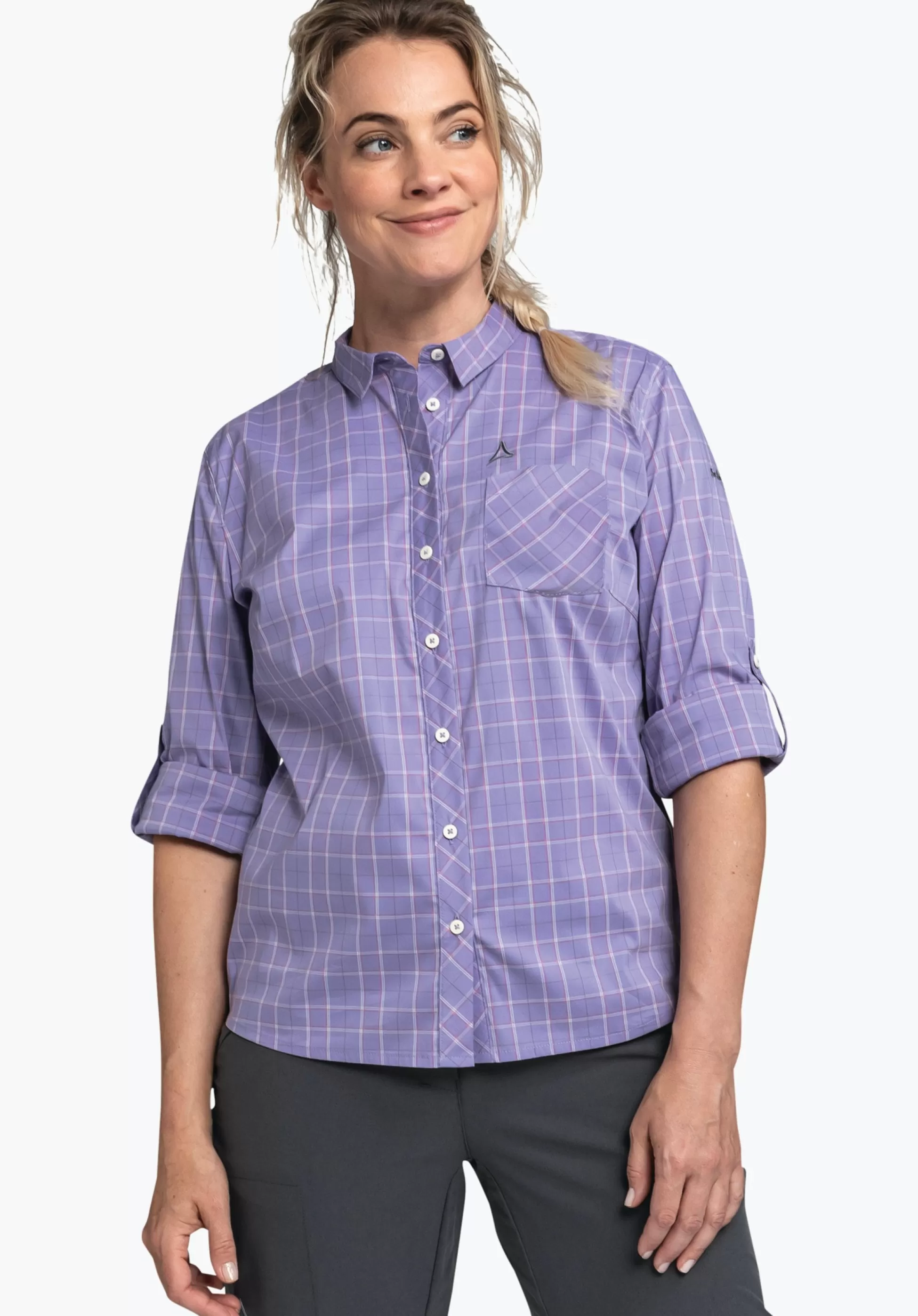 WOMEN SCHÖFFEL Trek & Hike<Lightweight cooling hiking blouse purple