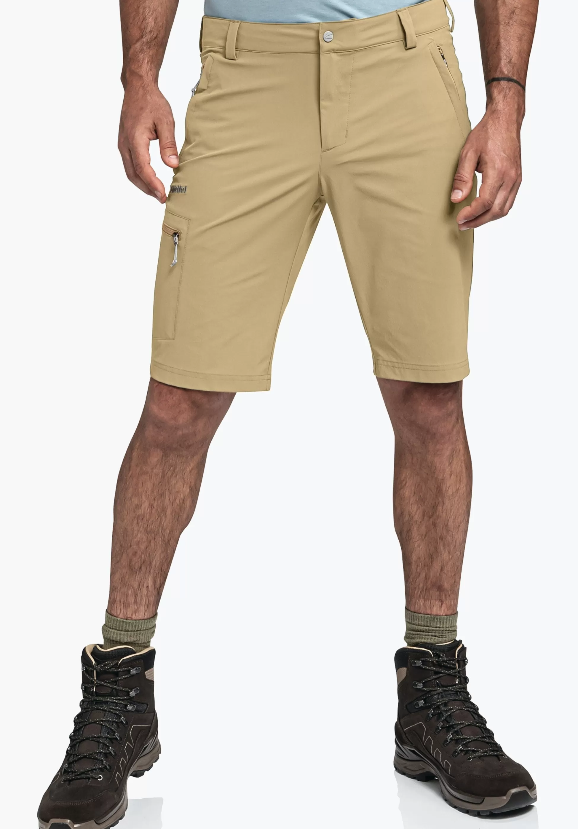 MEN SCHÖFFEL Trek & Hike | Pants Short<Lightweight shorts in 4-way stretch beige