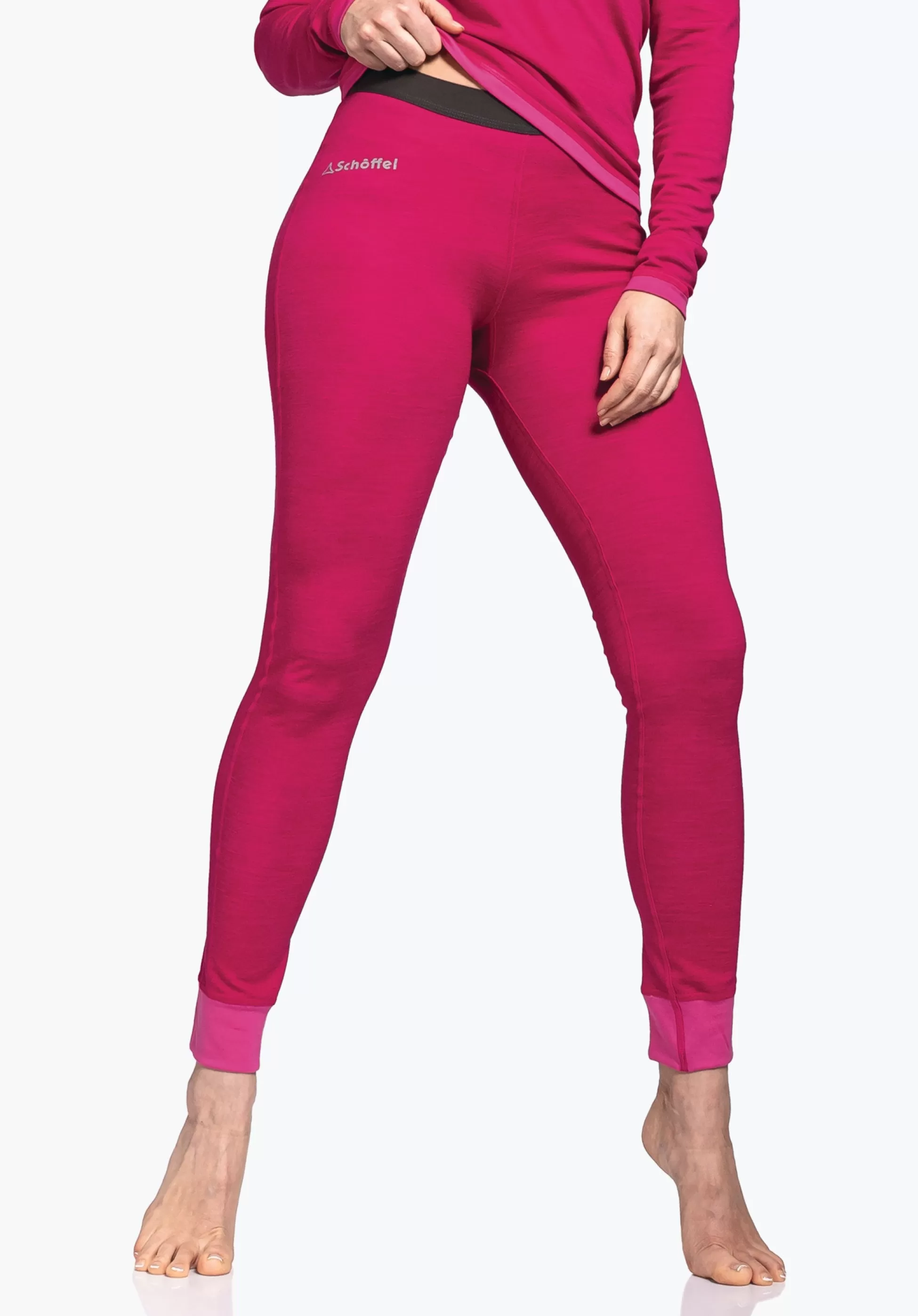 WOMEN SCHÖFFEL Skiing | Trek & Hike<Long underpants with soft merino wool pink