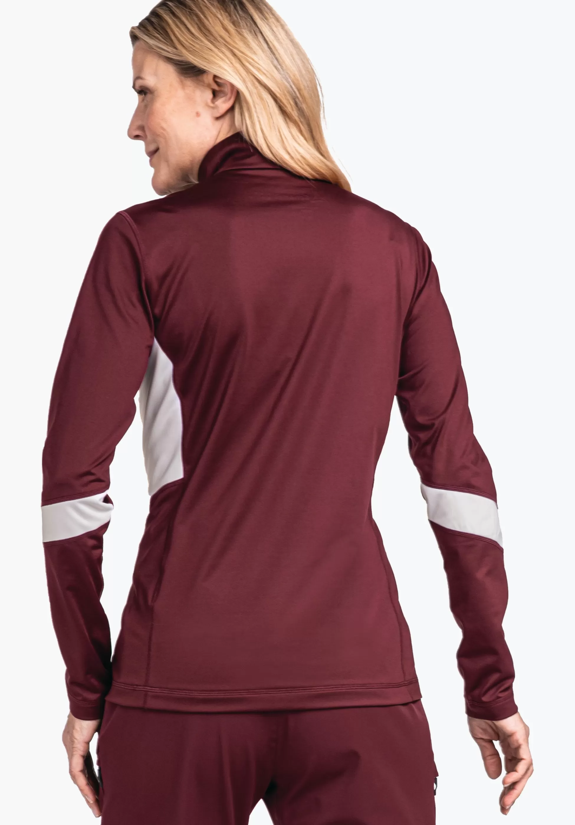 WOMEN SCHÖFFEL Skiing<Longsleeve made of recycled material red