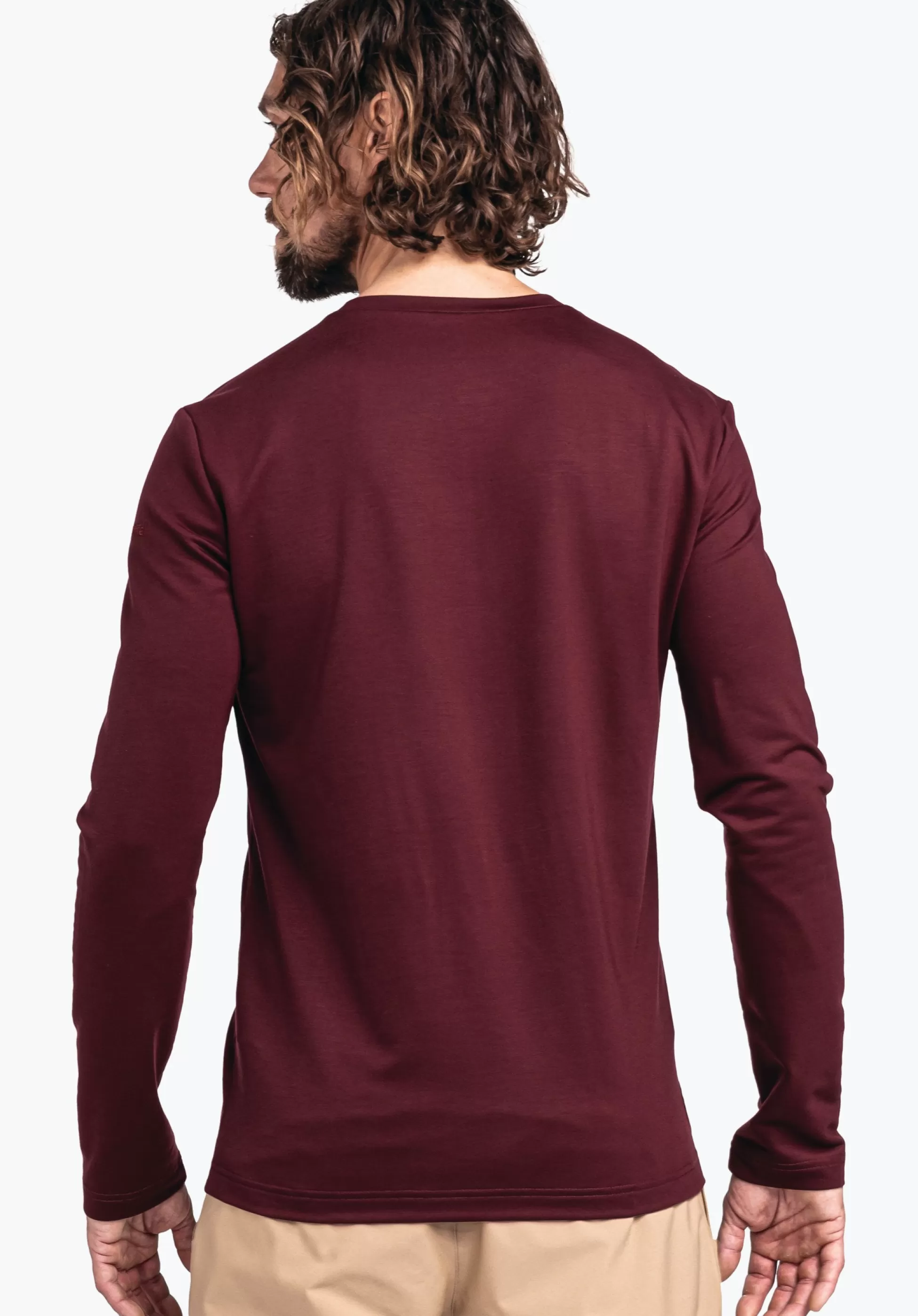 MEN SCHÖFFEL Travel/Leisure<Longsleeve with highest wearing comfort red
