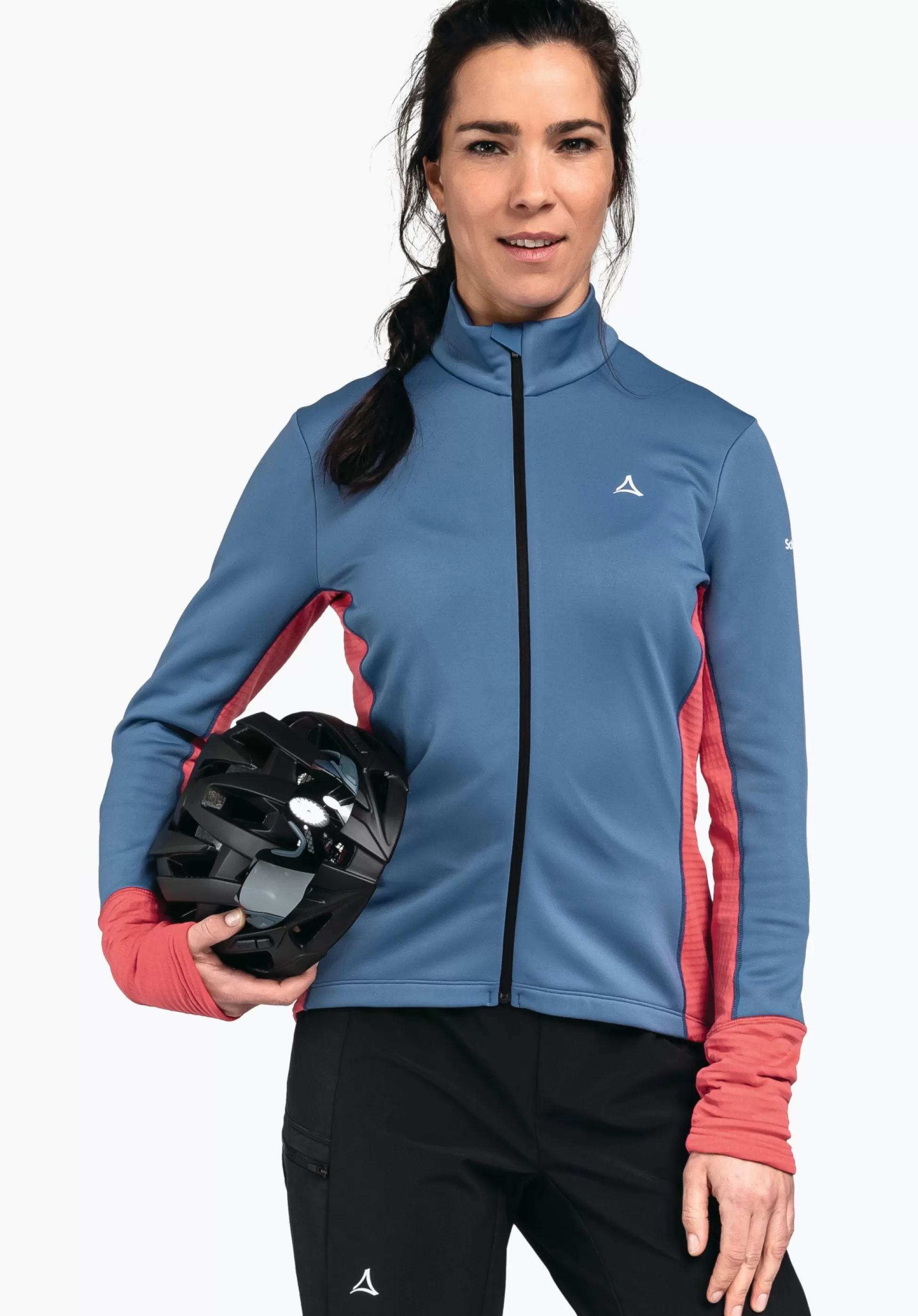 WOMEN SCHÖFFEL Bike<Longsleeve with three-part back pocket blau
