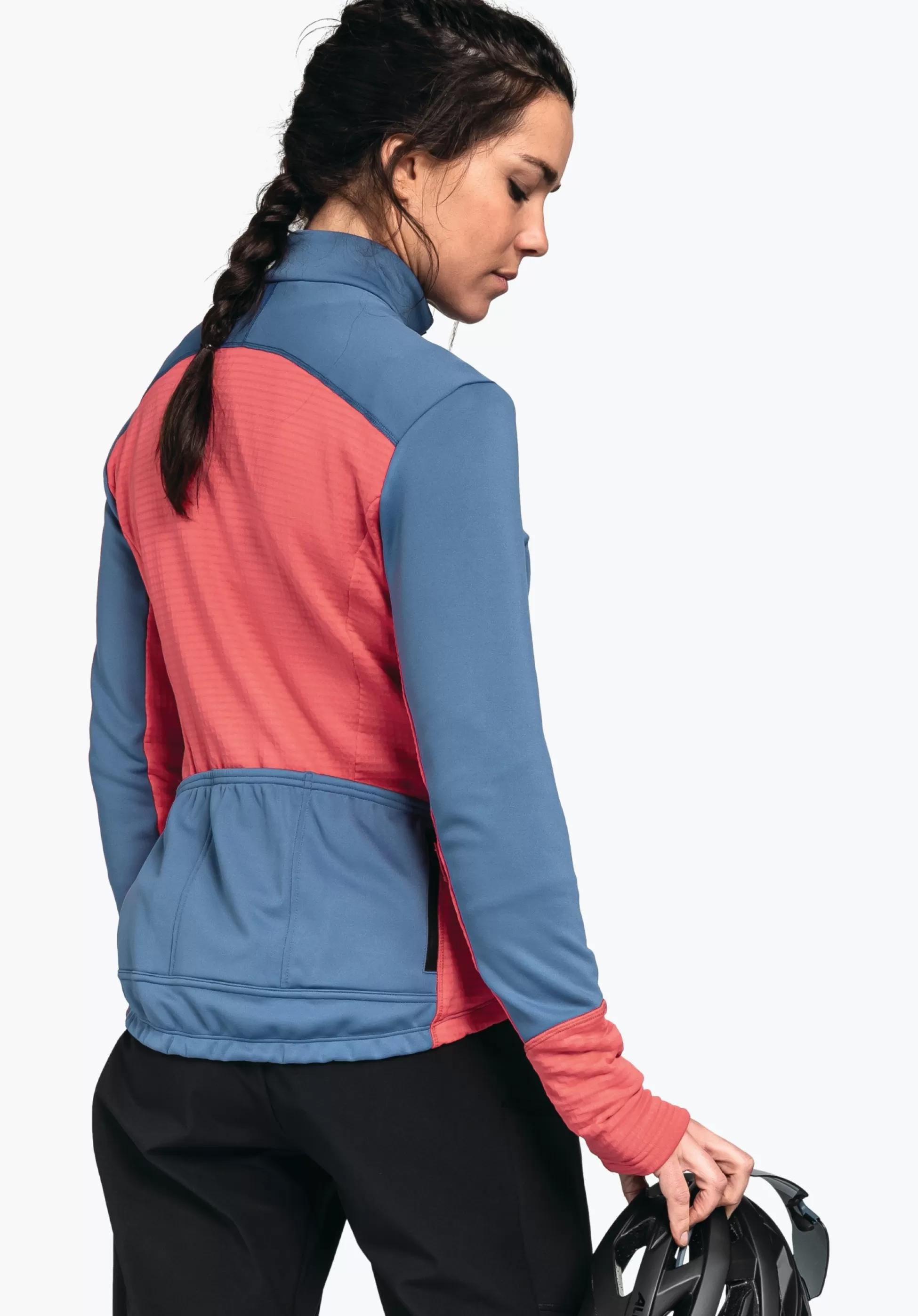 WOMEN SCHÖFFEL Bike<Longsleeve with three-part back pocket blau