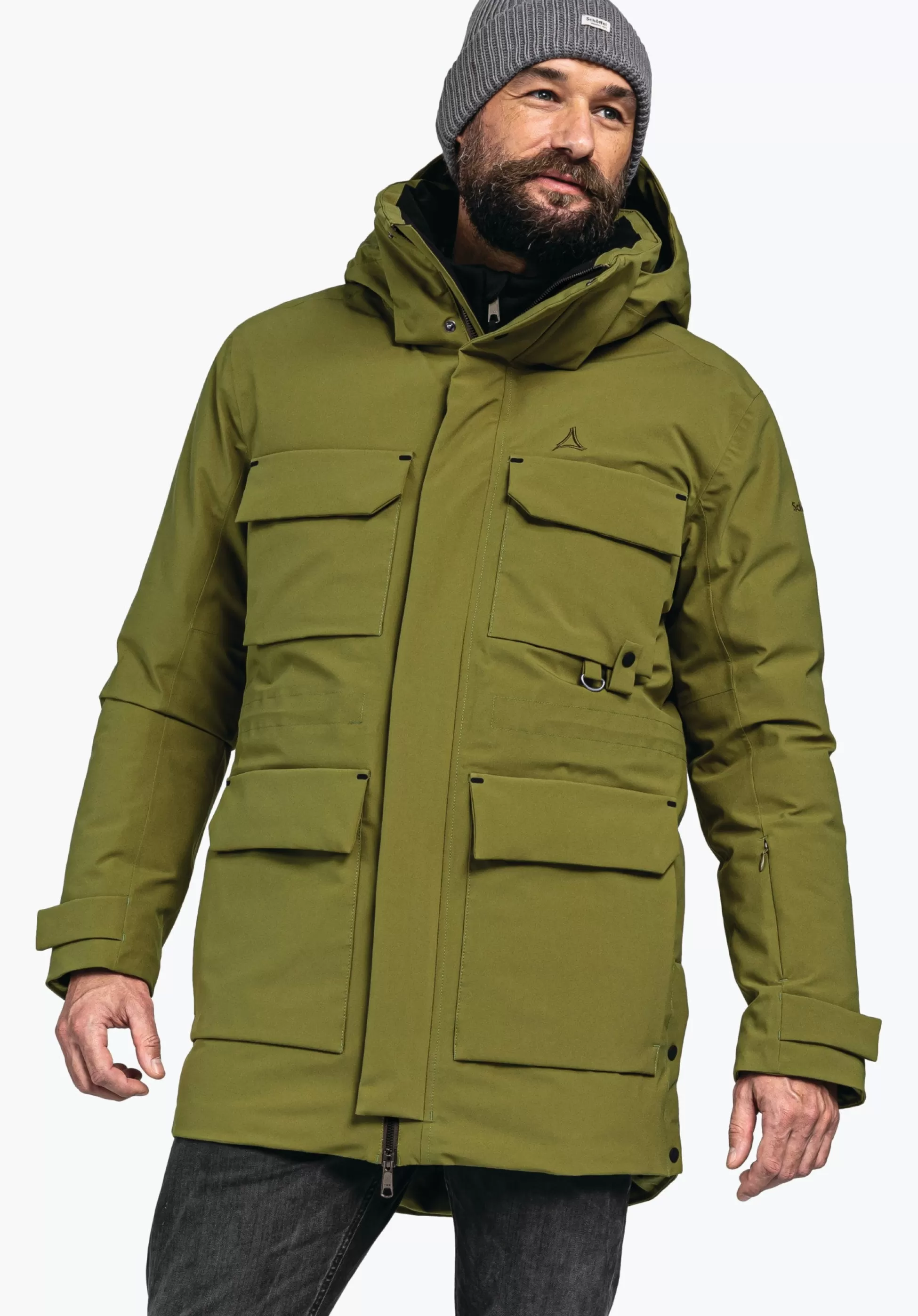 MEN SCHÖFFEL Travel/Leisure | Parka / Coat<Modern waterproof down parka red