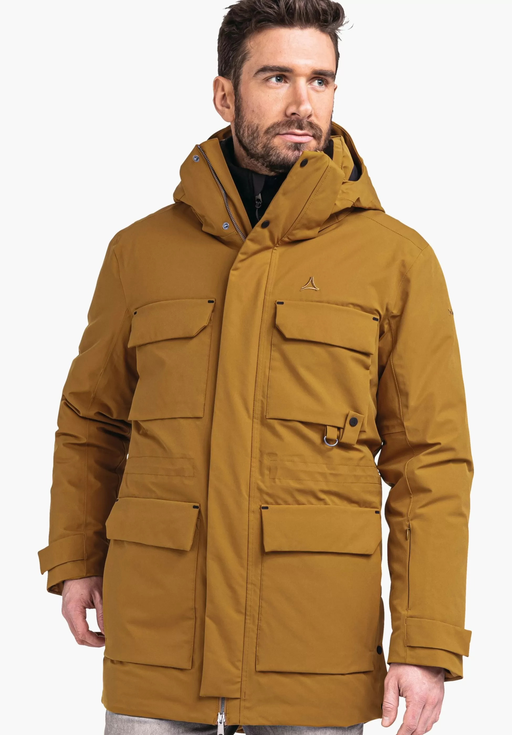 MEN SCHÖFFEL Travel/Leisure | Parka / Coat<Modern waterproof down parka red