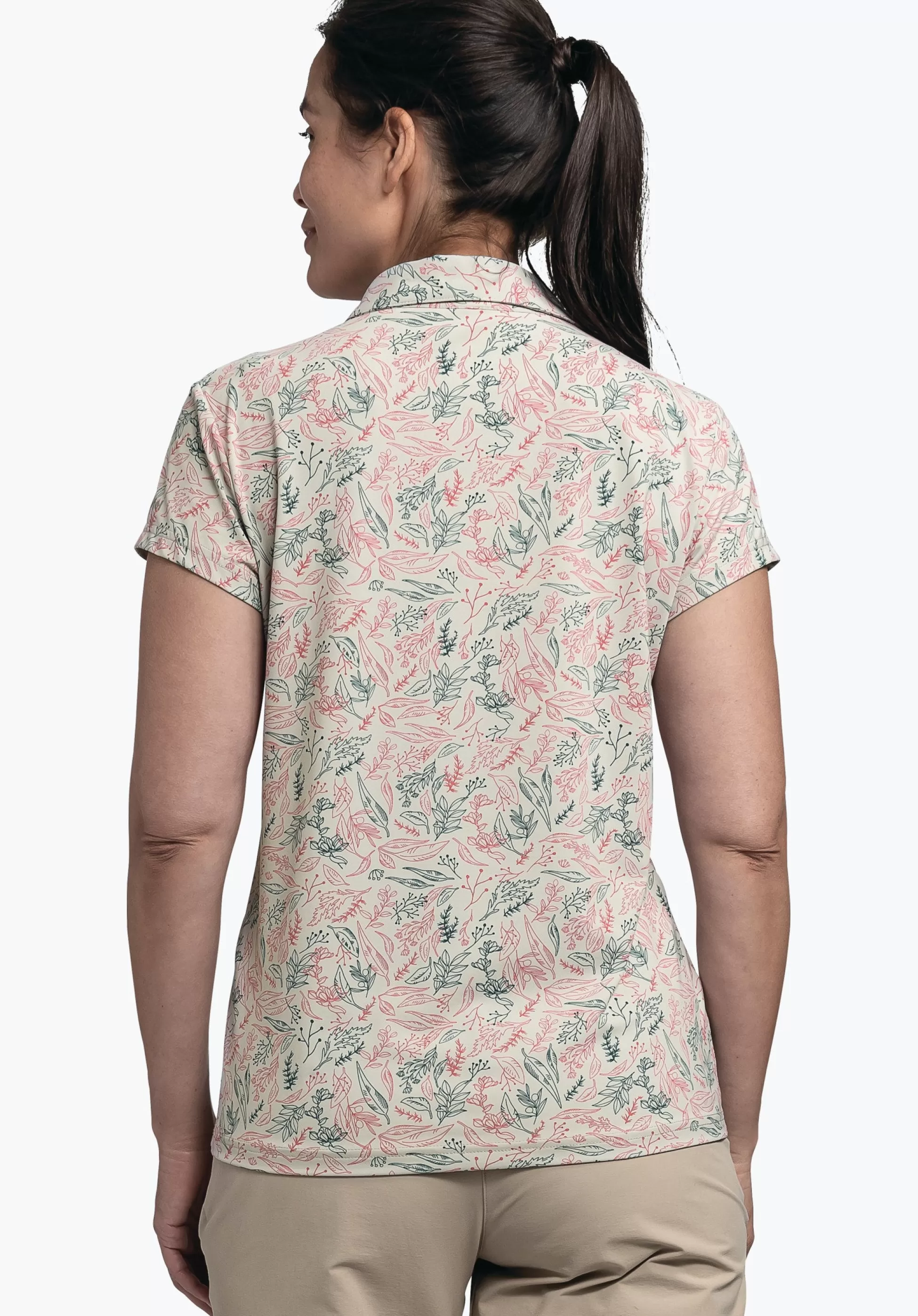 WOMEN SCHÖFFEL <Polo shirt with high freedom of movement rosa