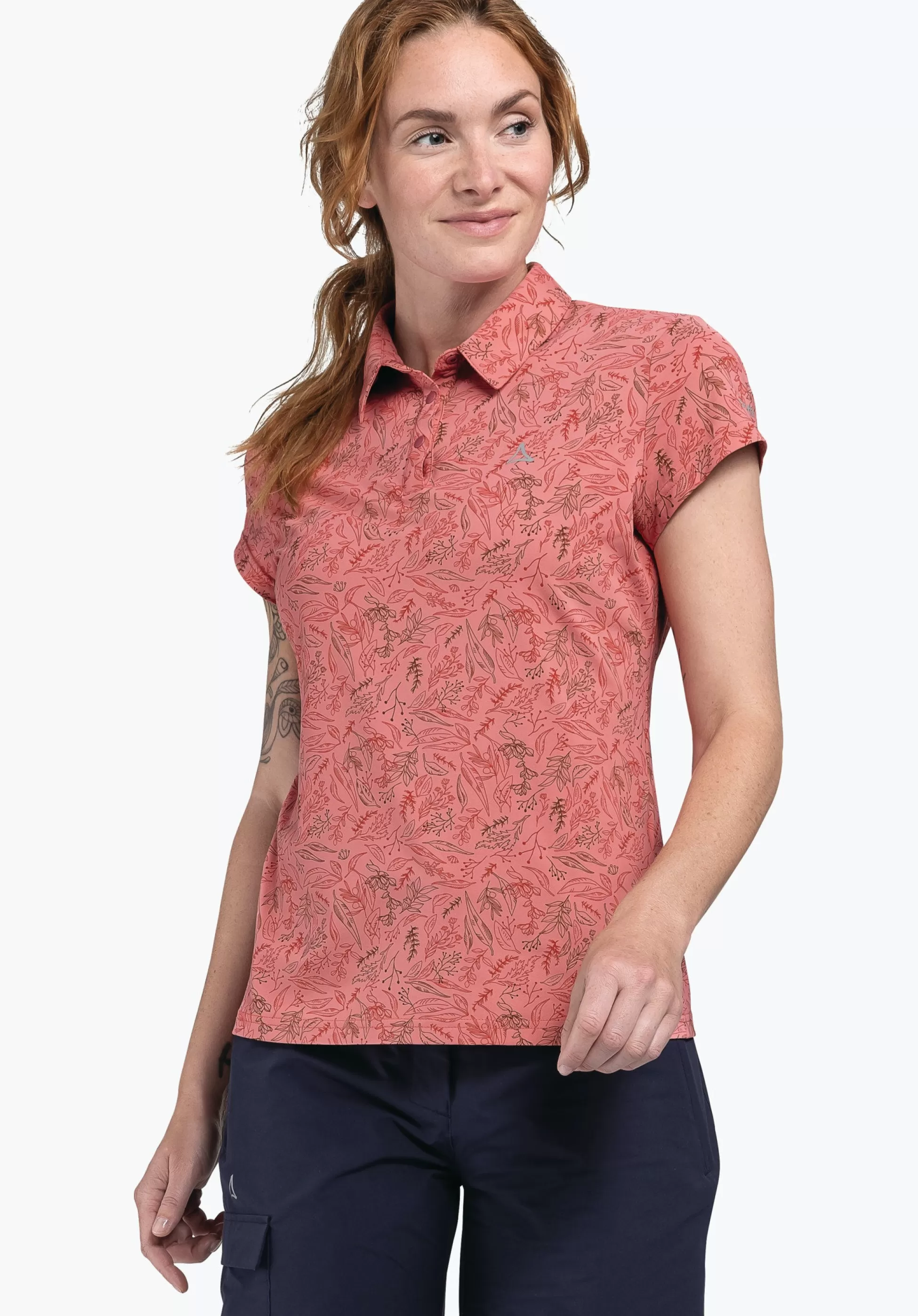 WOMEN SCHÖFFEL <Polo shirt with high freedom of movement rosa