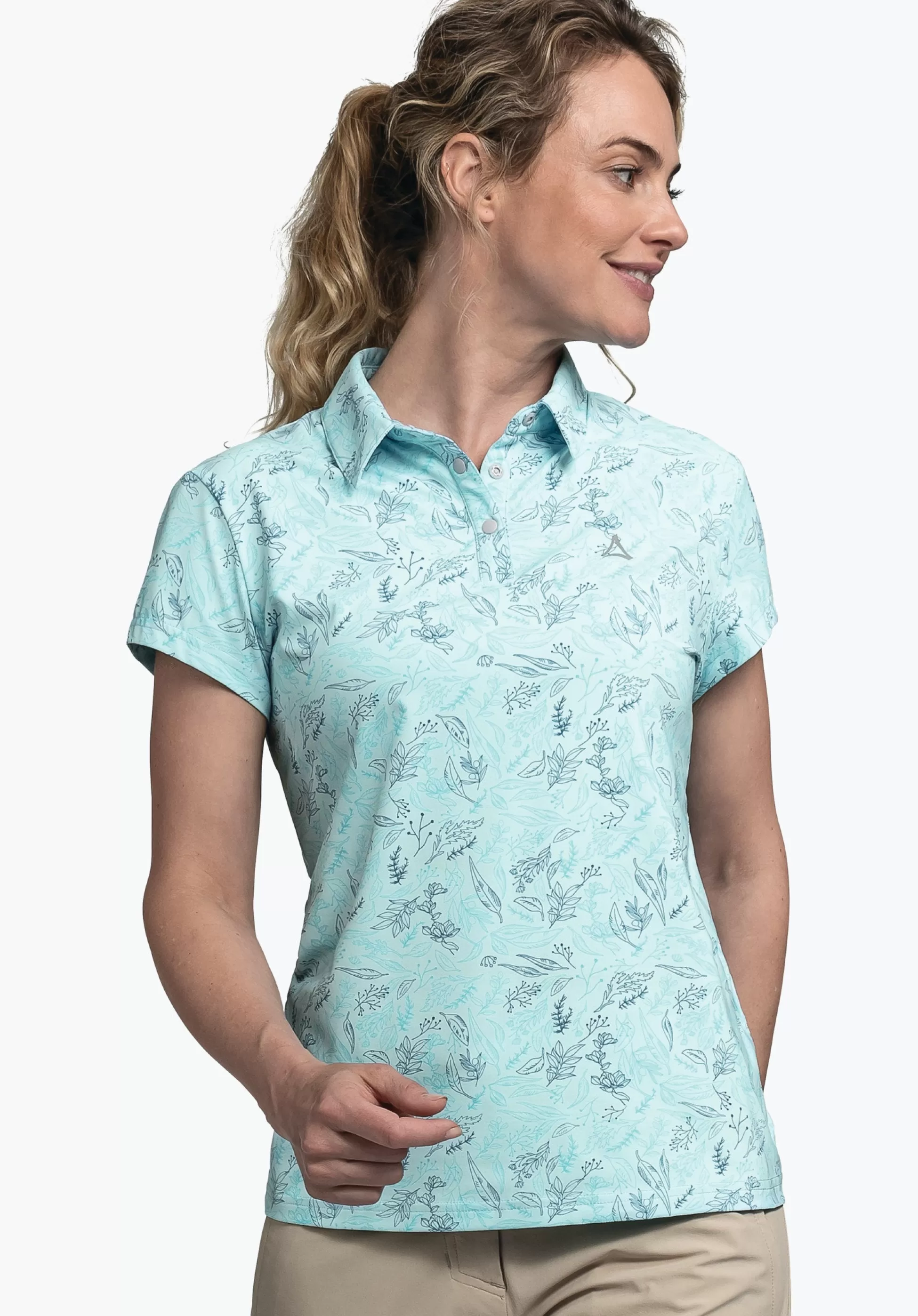 WOMEN SCHÖFFEL <Polo shirt with high freedom of movement rosa
